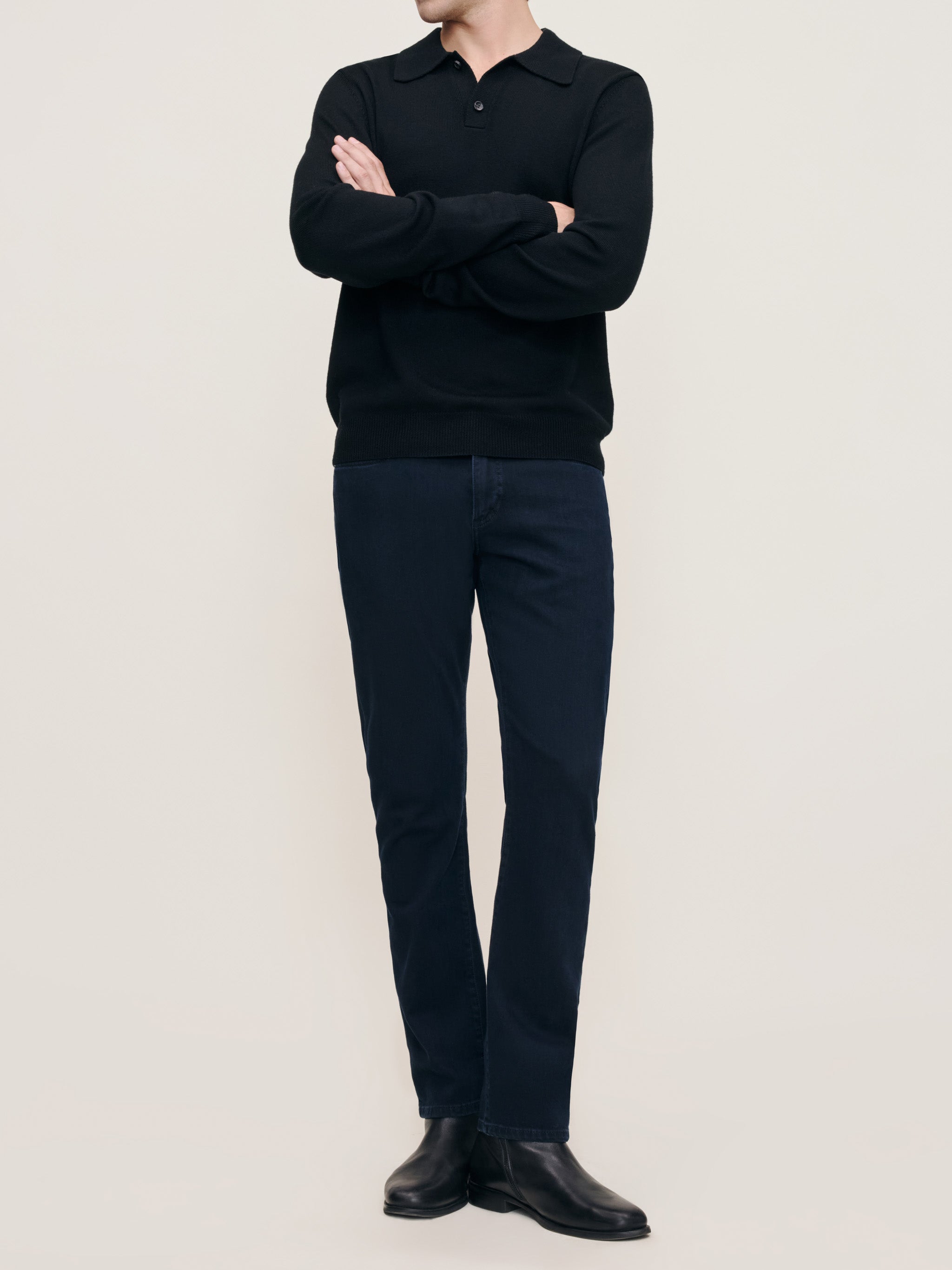 Russell Slim Straight Jeans | Roman (Dark Indigo)