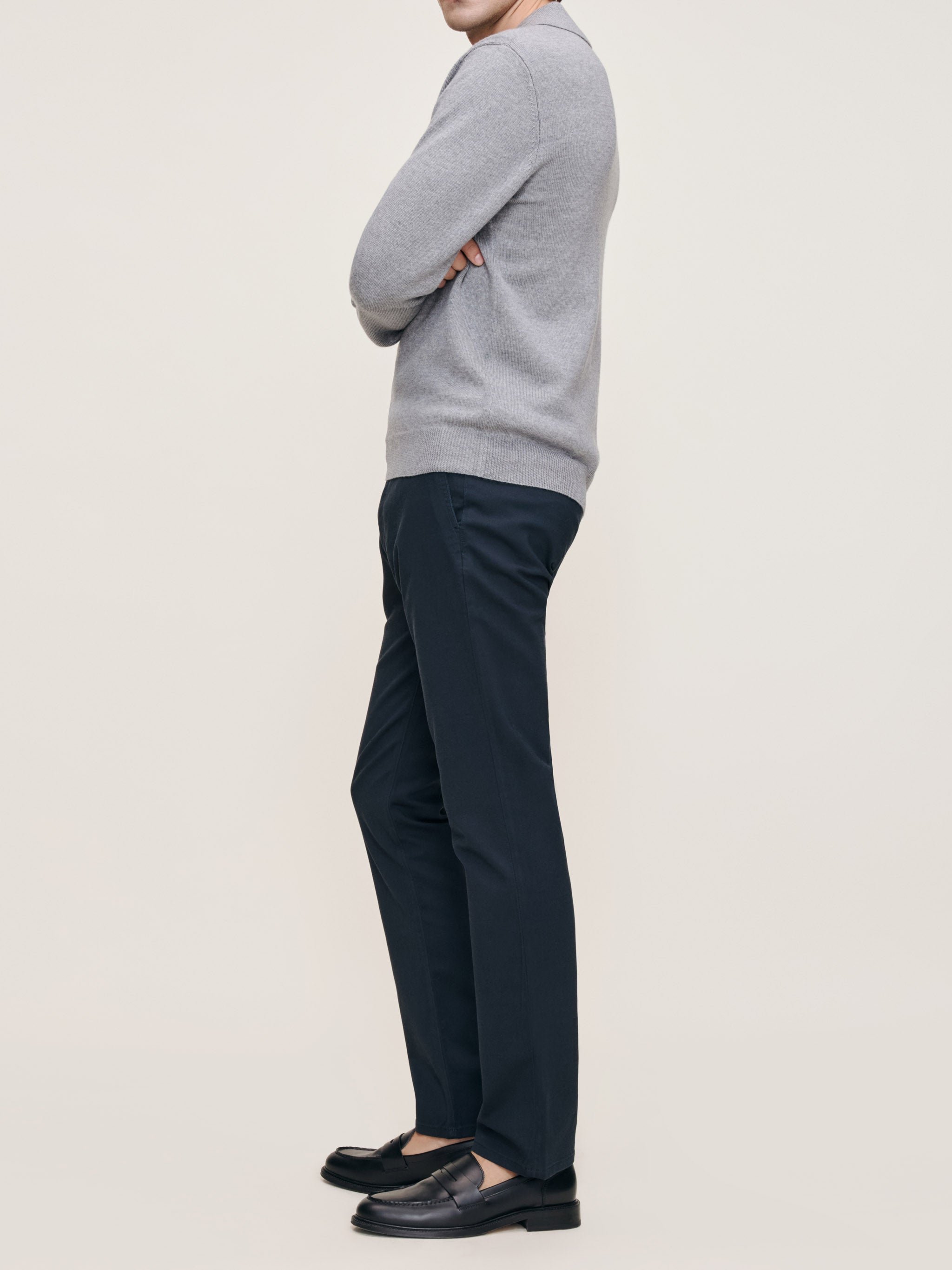 Ivan Slim Trouser | Depths (Navy)