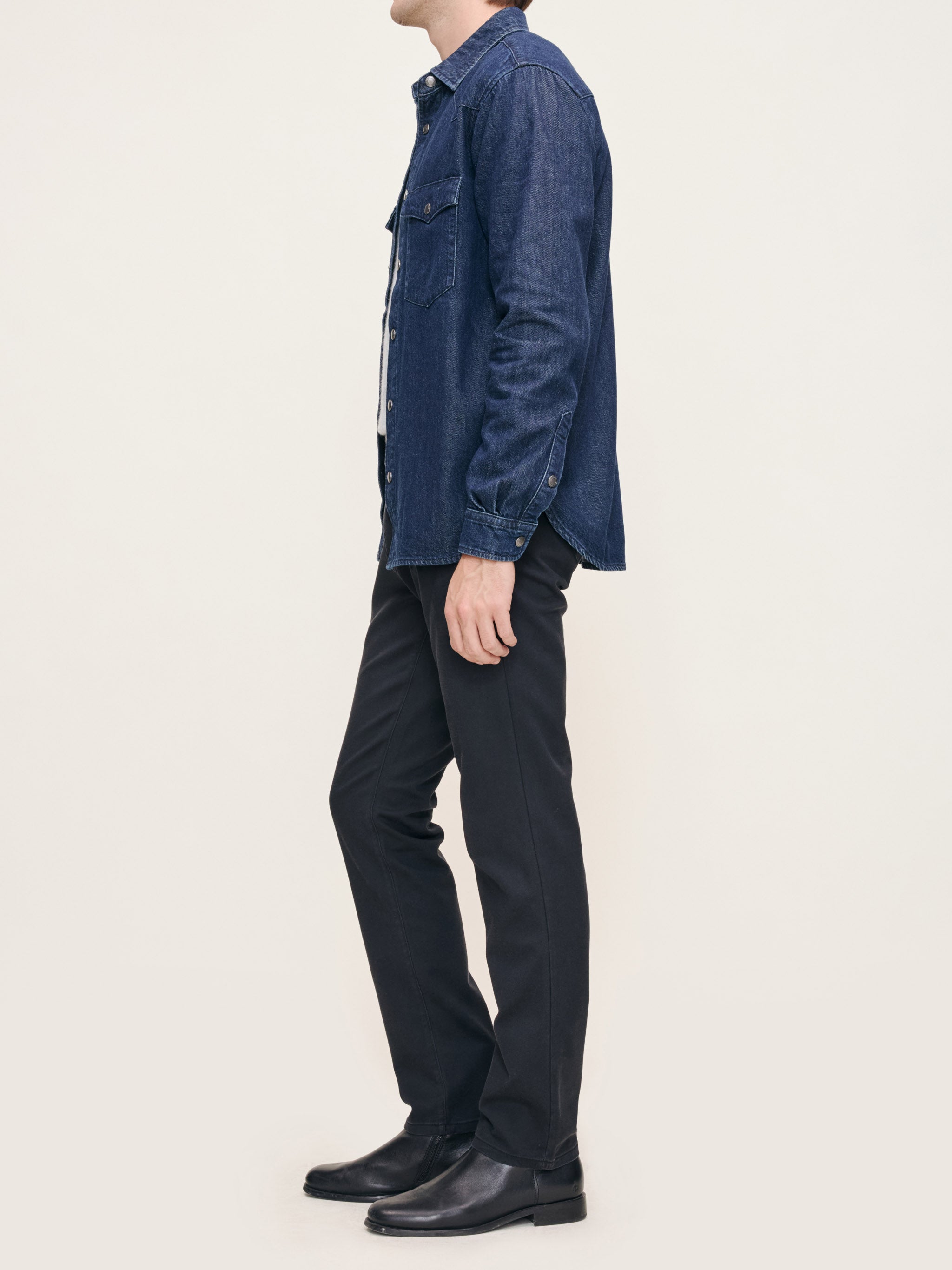 Ivan Slim Trouser | Black Onyx