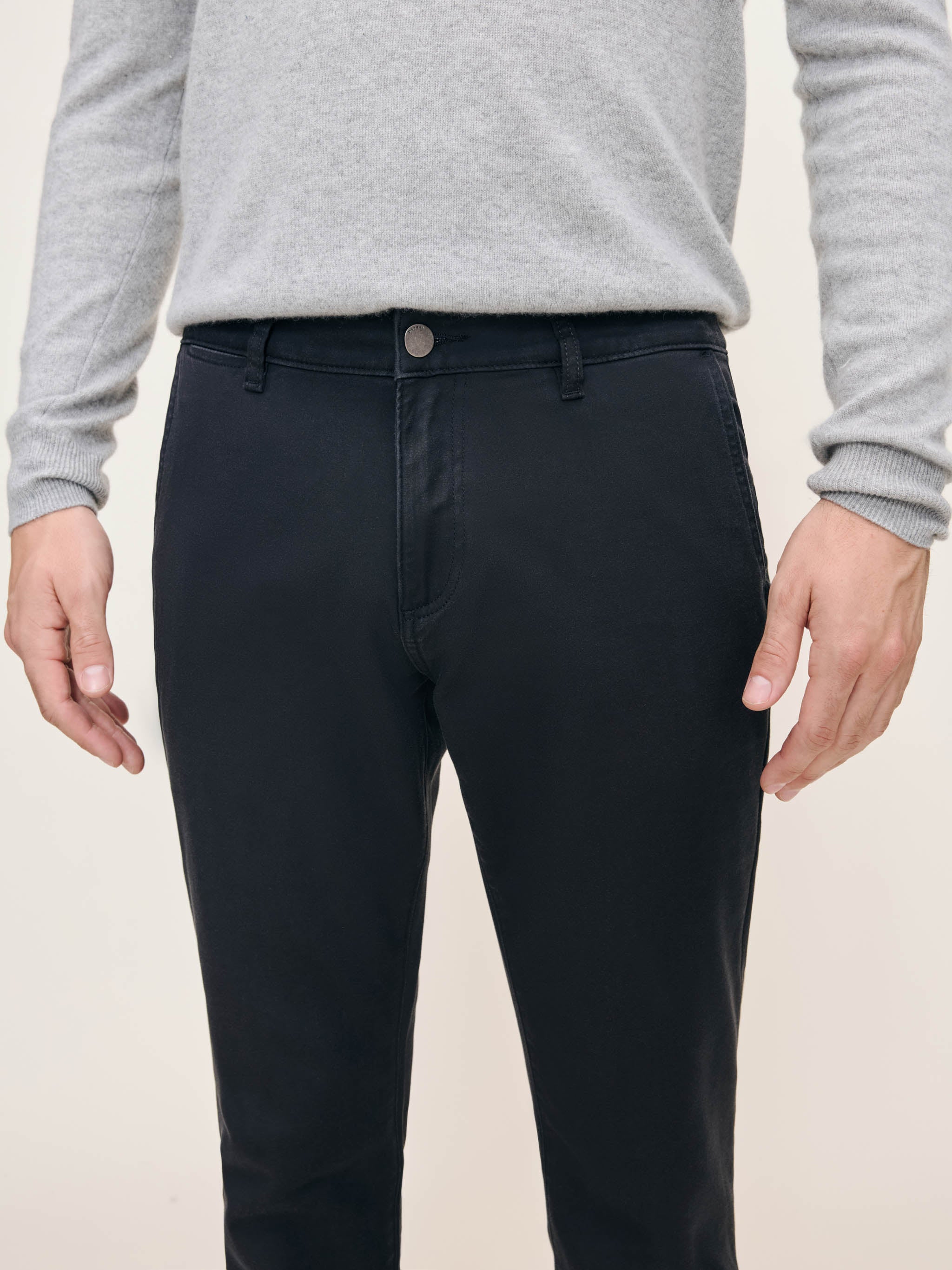 Ivan Slim Trouser | Black Onyx