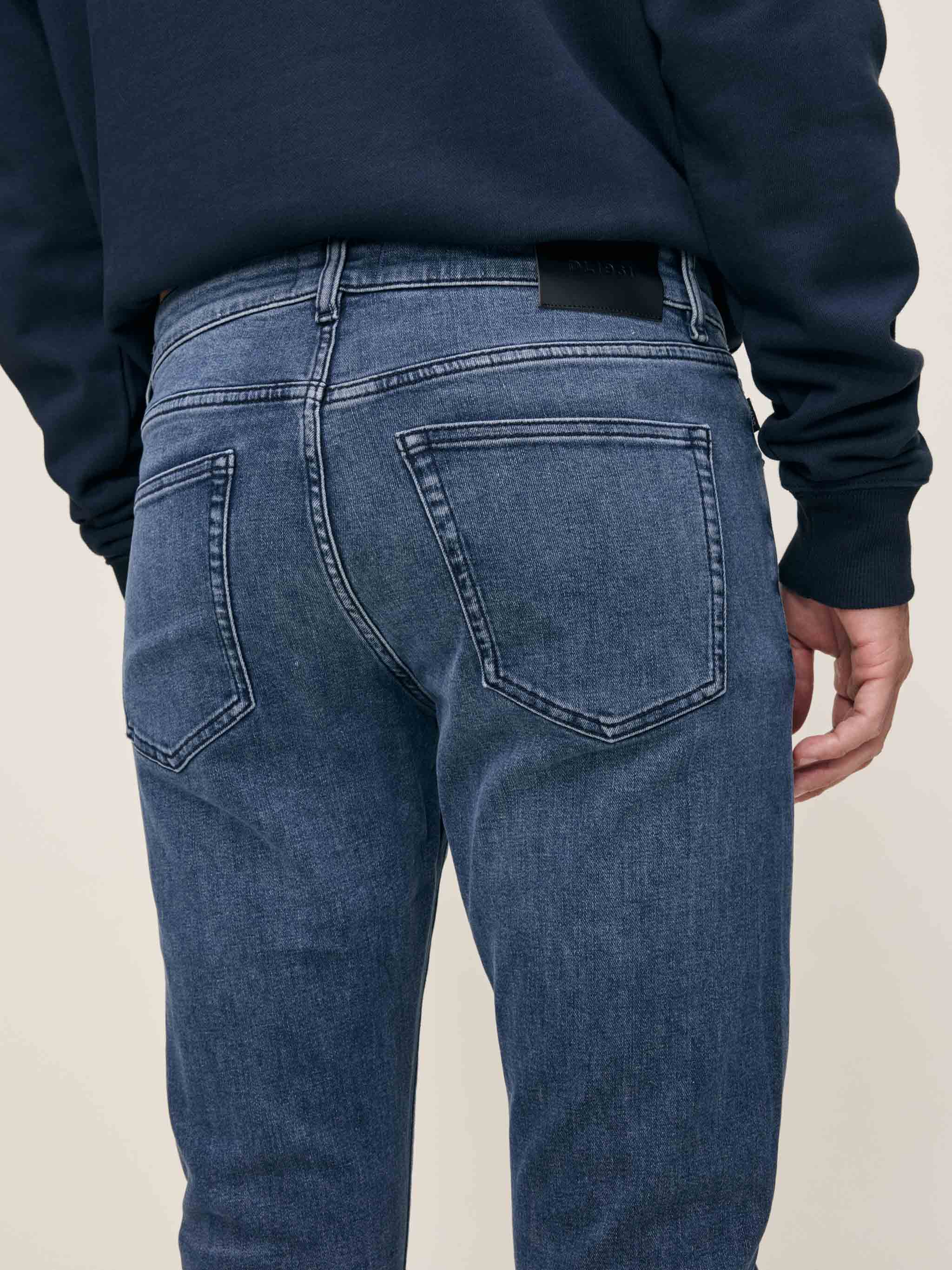 Russell Slim Straight Jeans | Riverside (Dark Indigo)