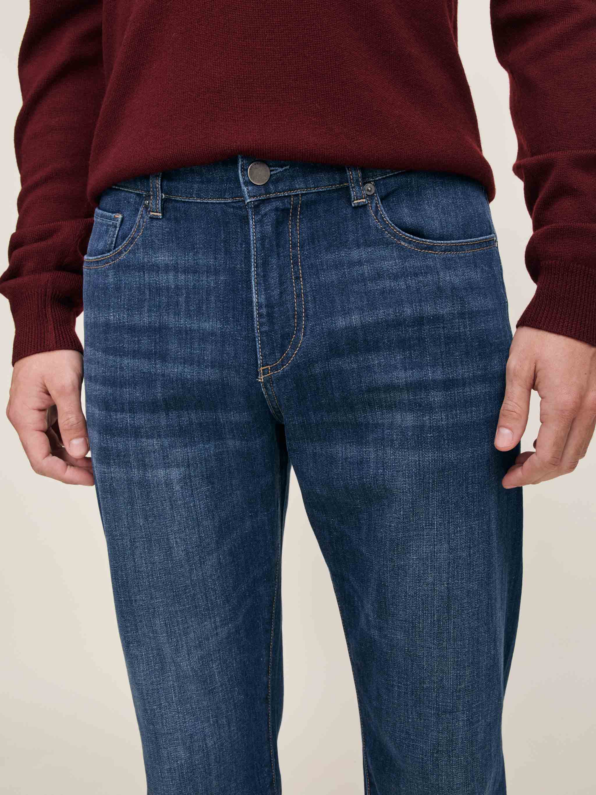 Avery Relaxed Straight Jeans | Riverdale Park (Dark Indigo)
