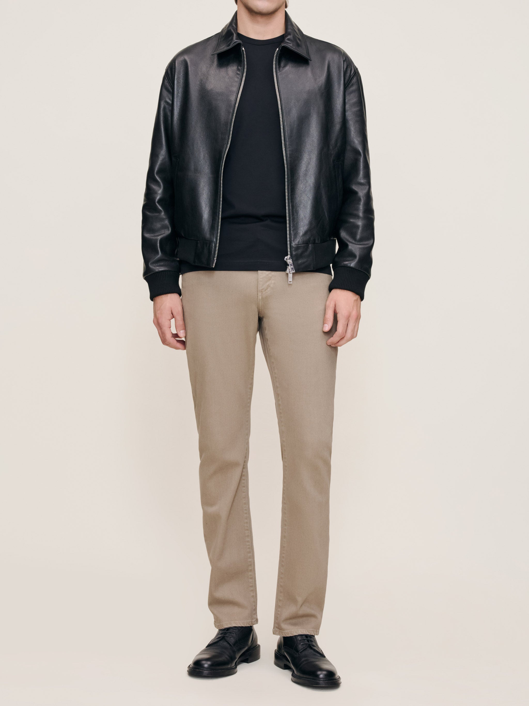 Avery Relaxed Straight Jeans | Desert Sand (Khaki)