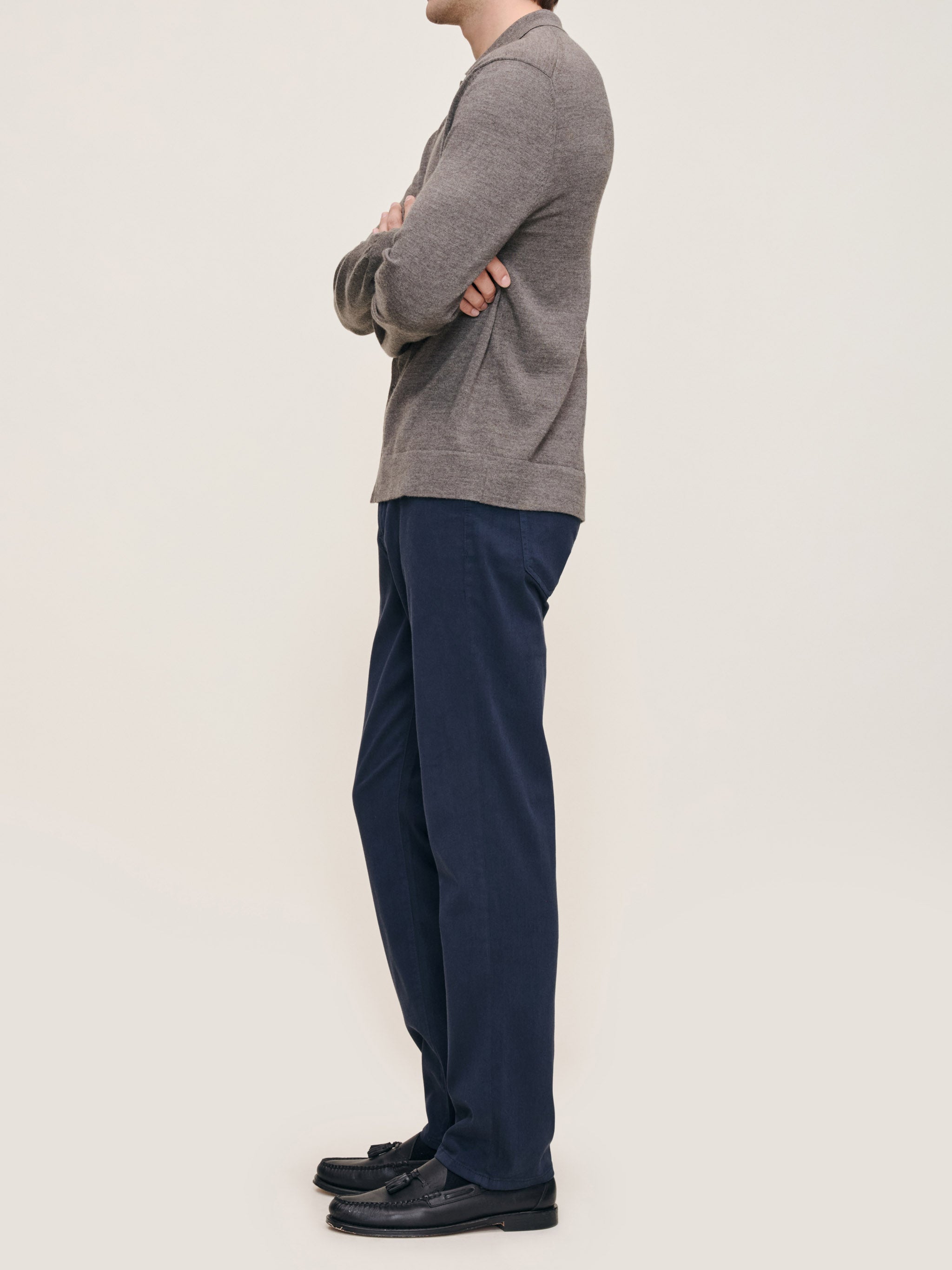 Russell Slim Straight Pants | Classic Navy