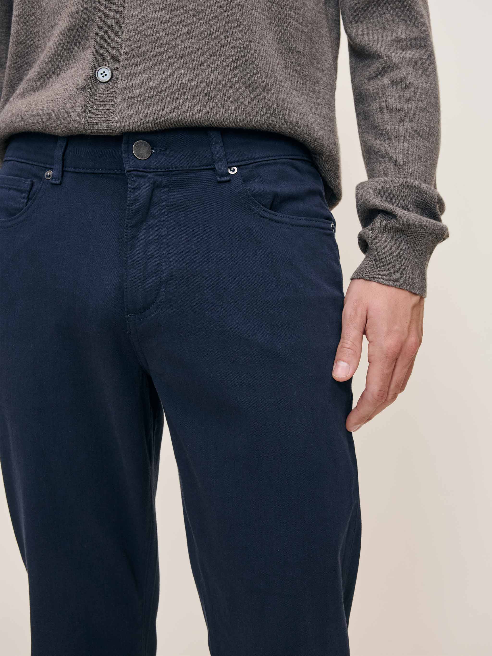 Russell Slim Straight Pants | Classic Navy