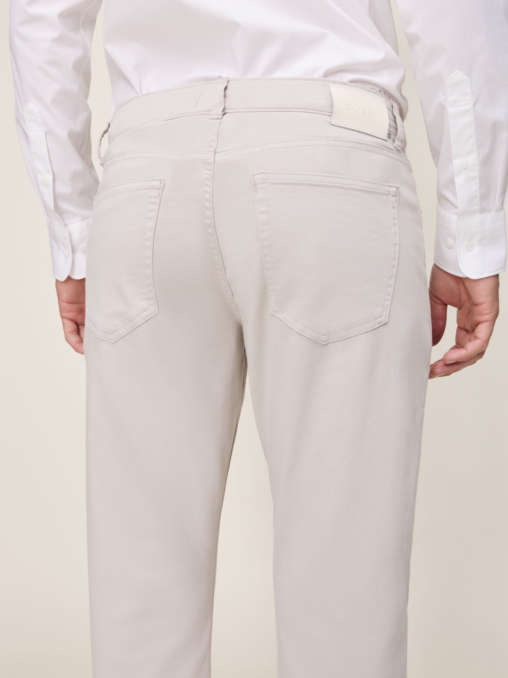 Russell Slim Straight Pants | Light Grey