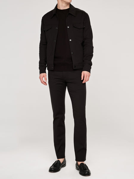 Vaughn Trucker Jacket | Black Onyx | DL1961 Premium Denim