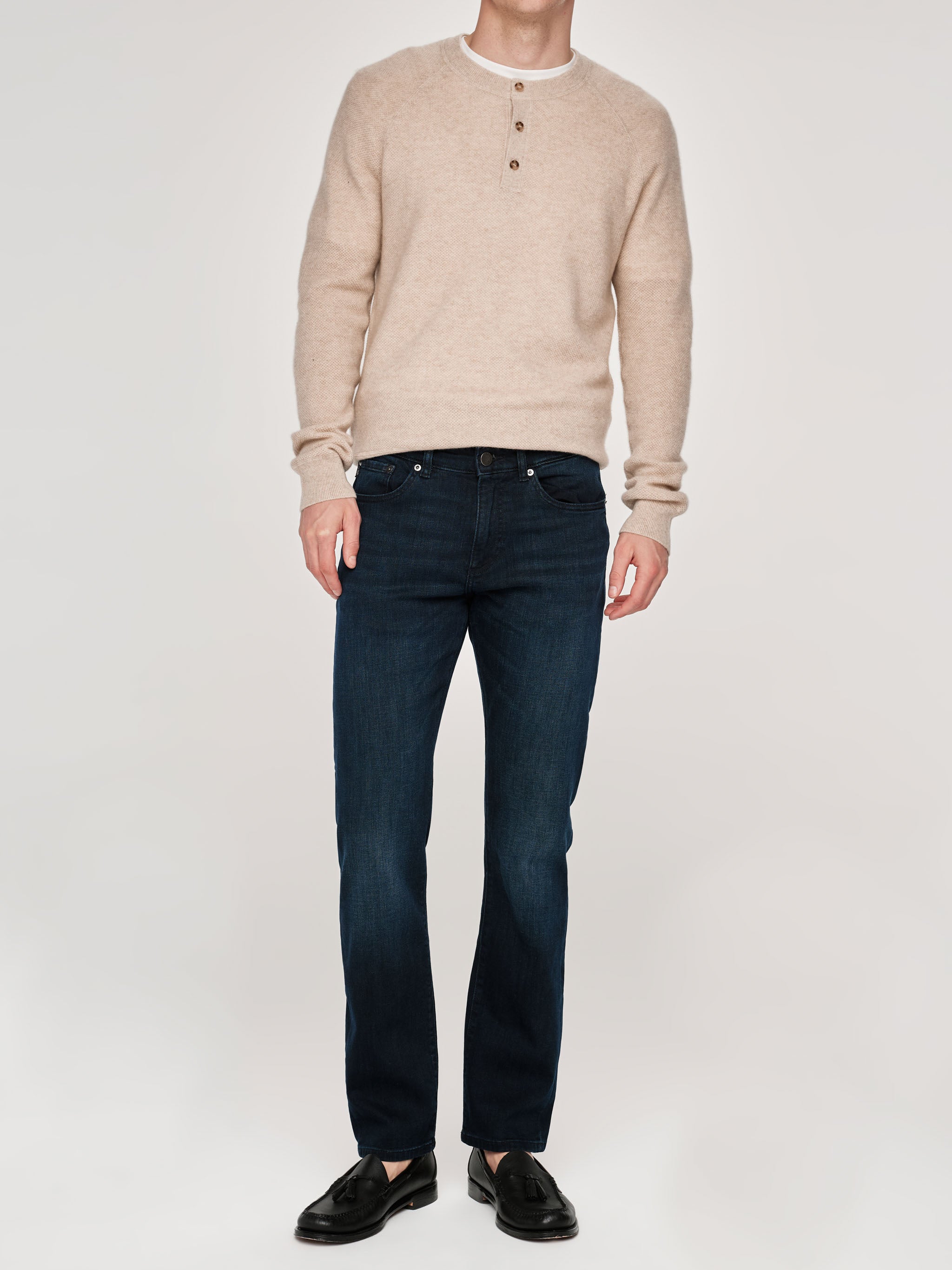 Russell Slim Straight Jeans | National Harbor (Dark Indigo)