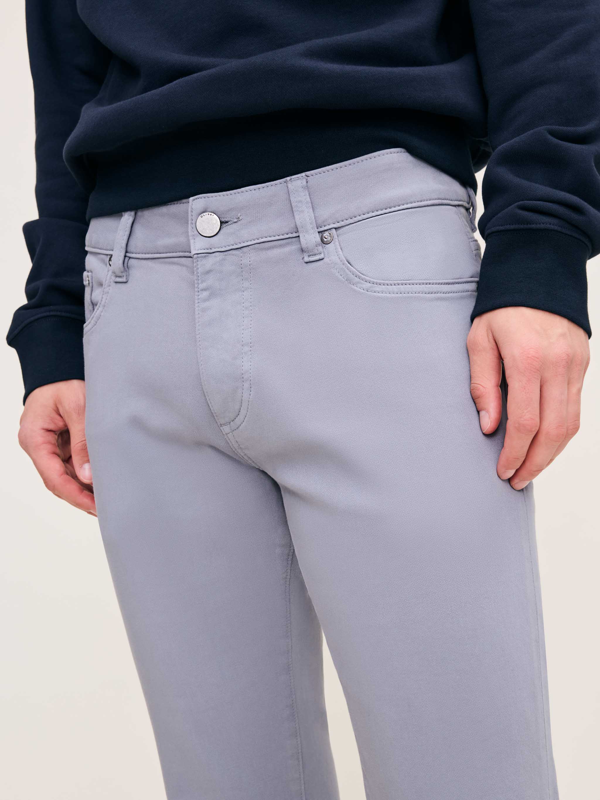 Men's Slim Blue-Grey Pants