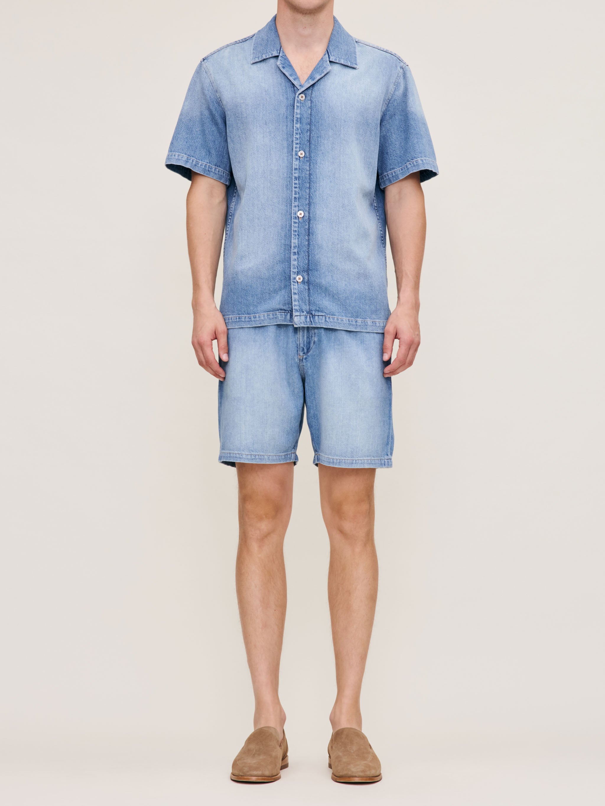 Men's Light Blue Denim Shirt