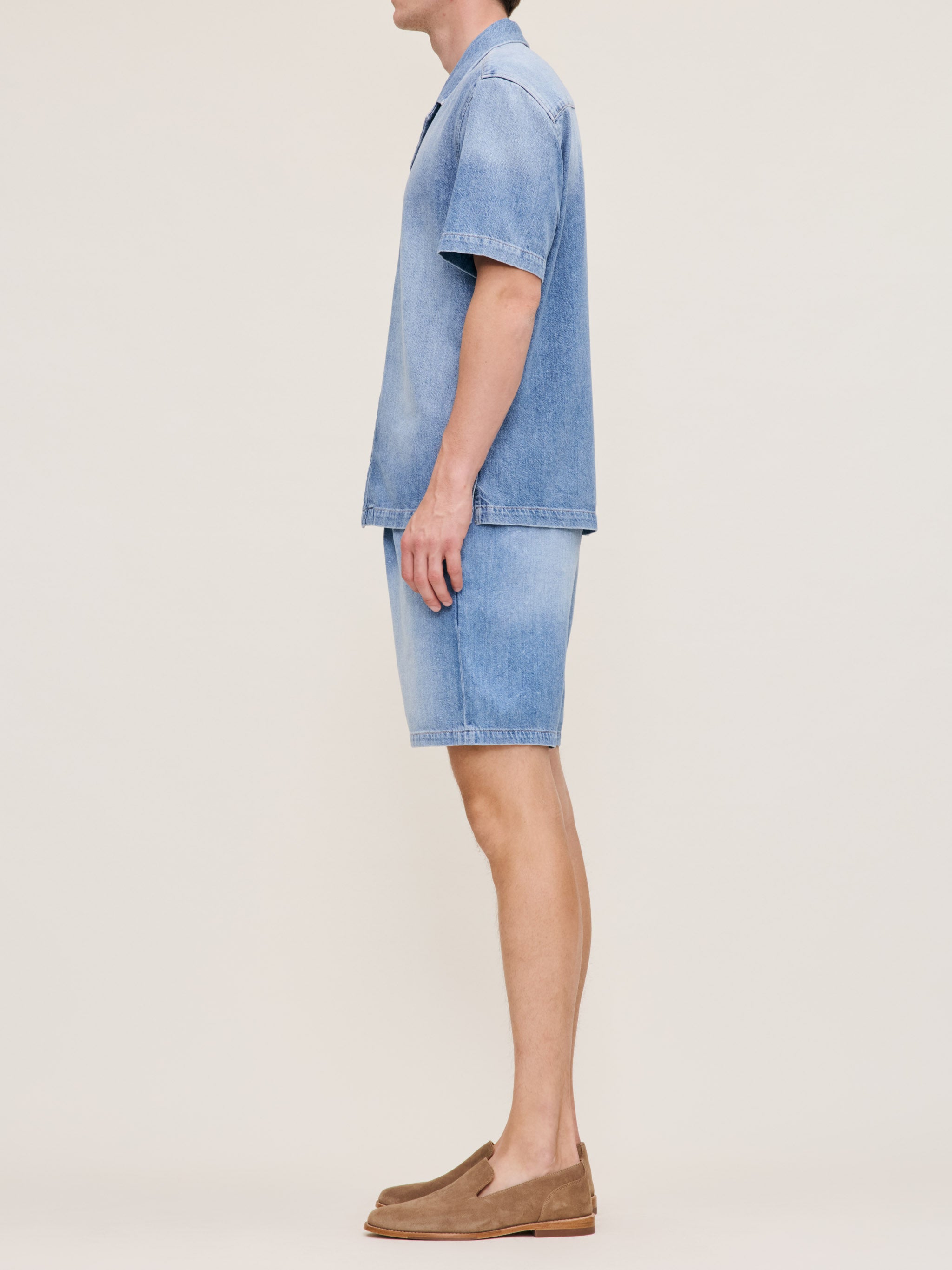 Men's Light Blue Denim Shirt