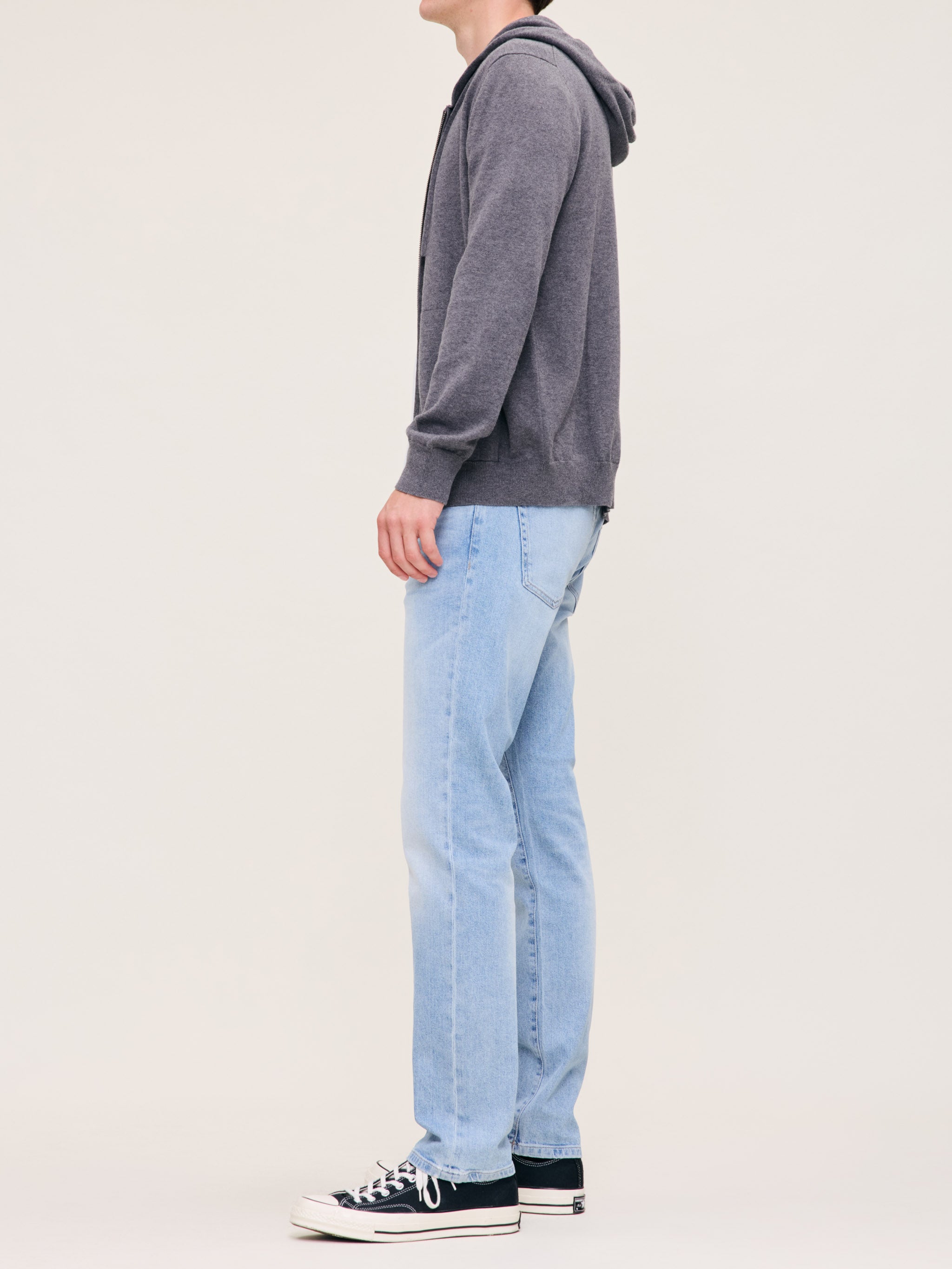 Zip-Up Hoodie | Charcoal Grey