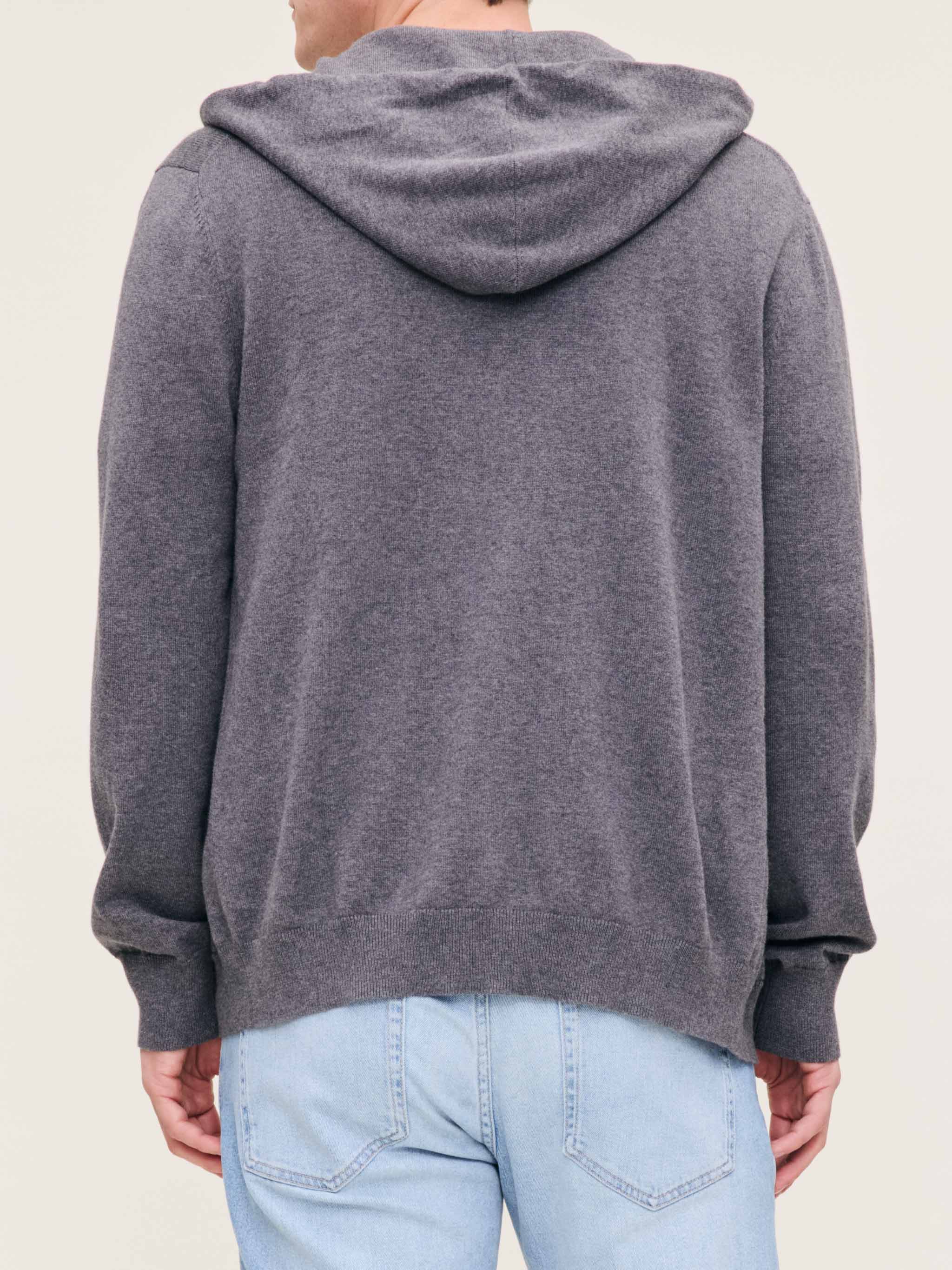 Zip-Up Hoodie | Charcoal Grey