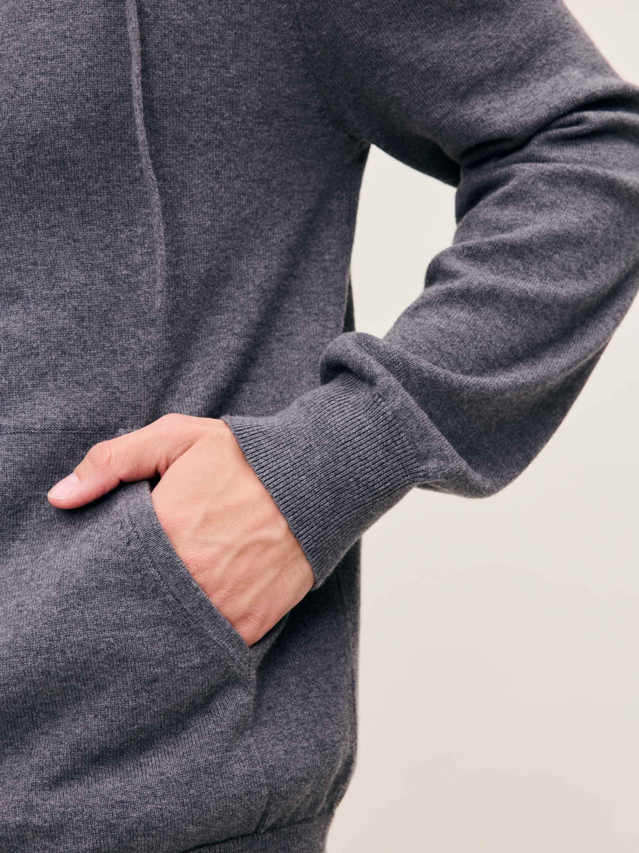 Zip-Up Hoodie | Charcoal Grey