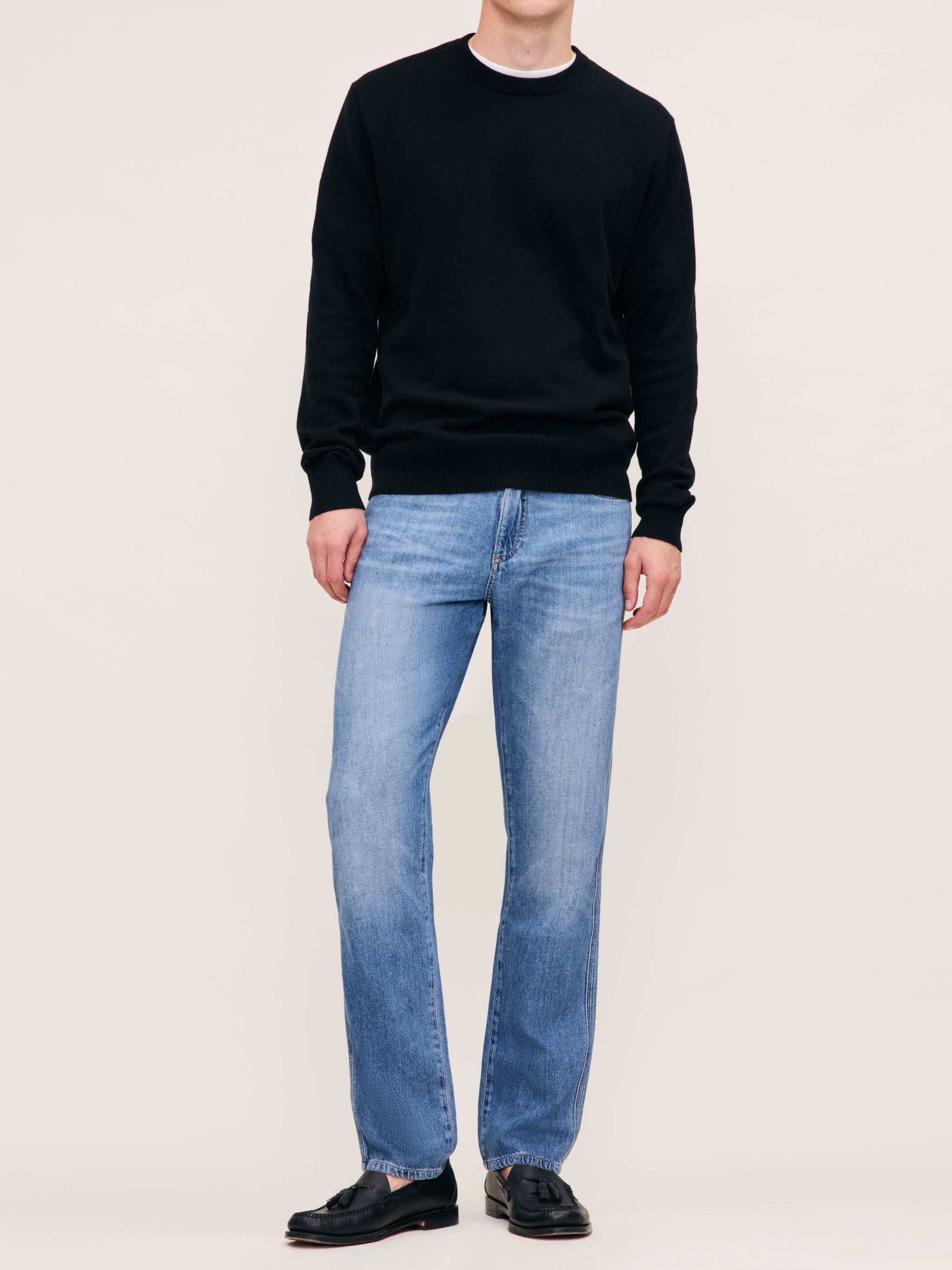 Men's Slim Straight Blue Jeans