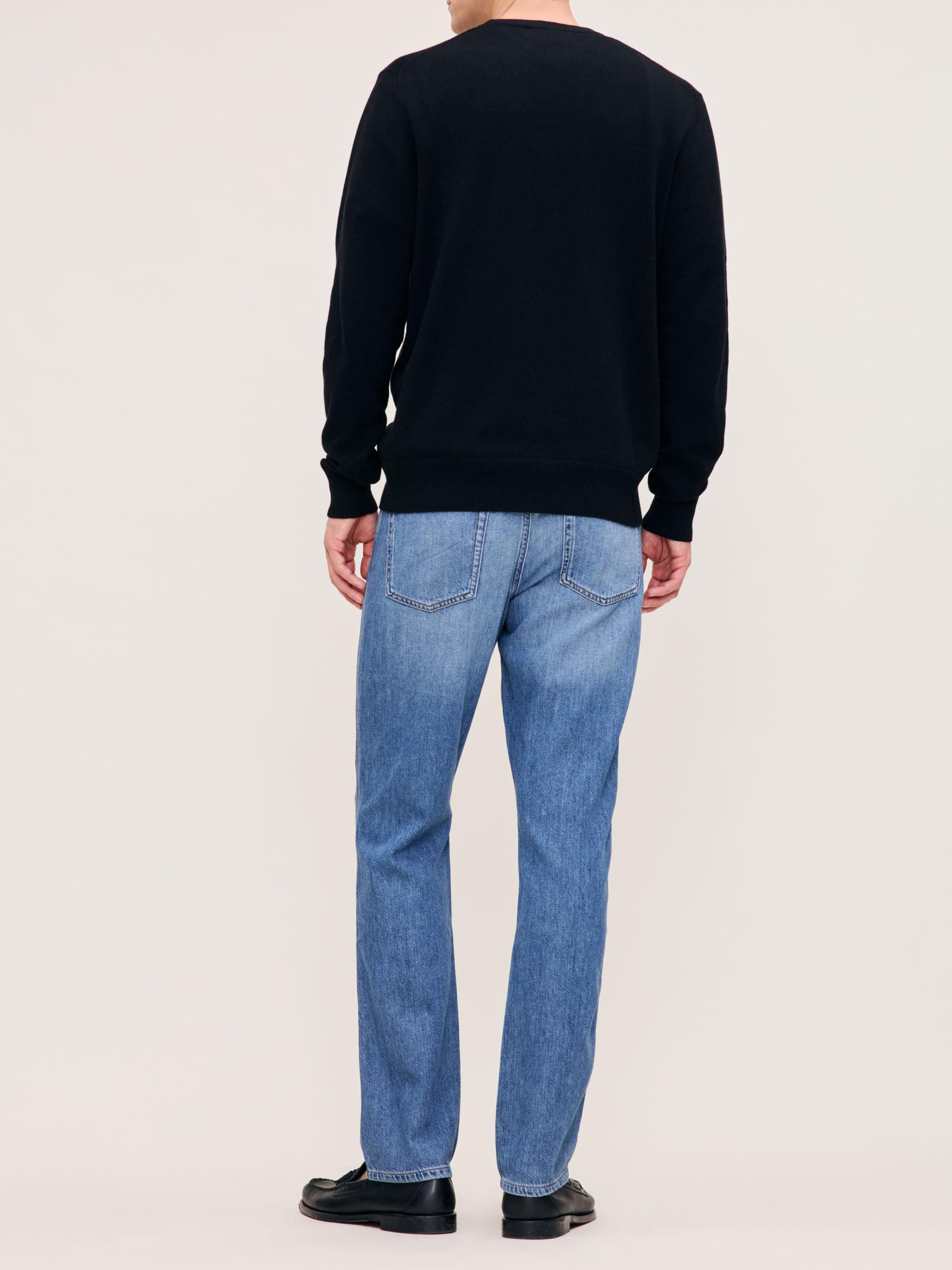 Men's Slim Straight Blue Jeans
