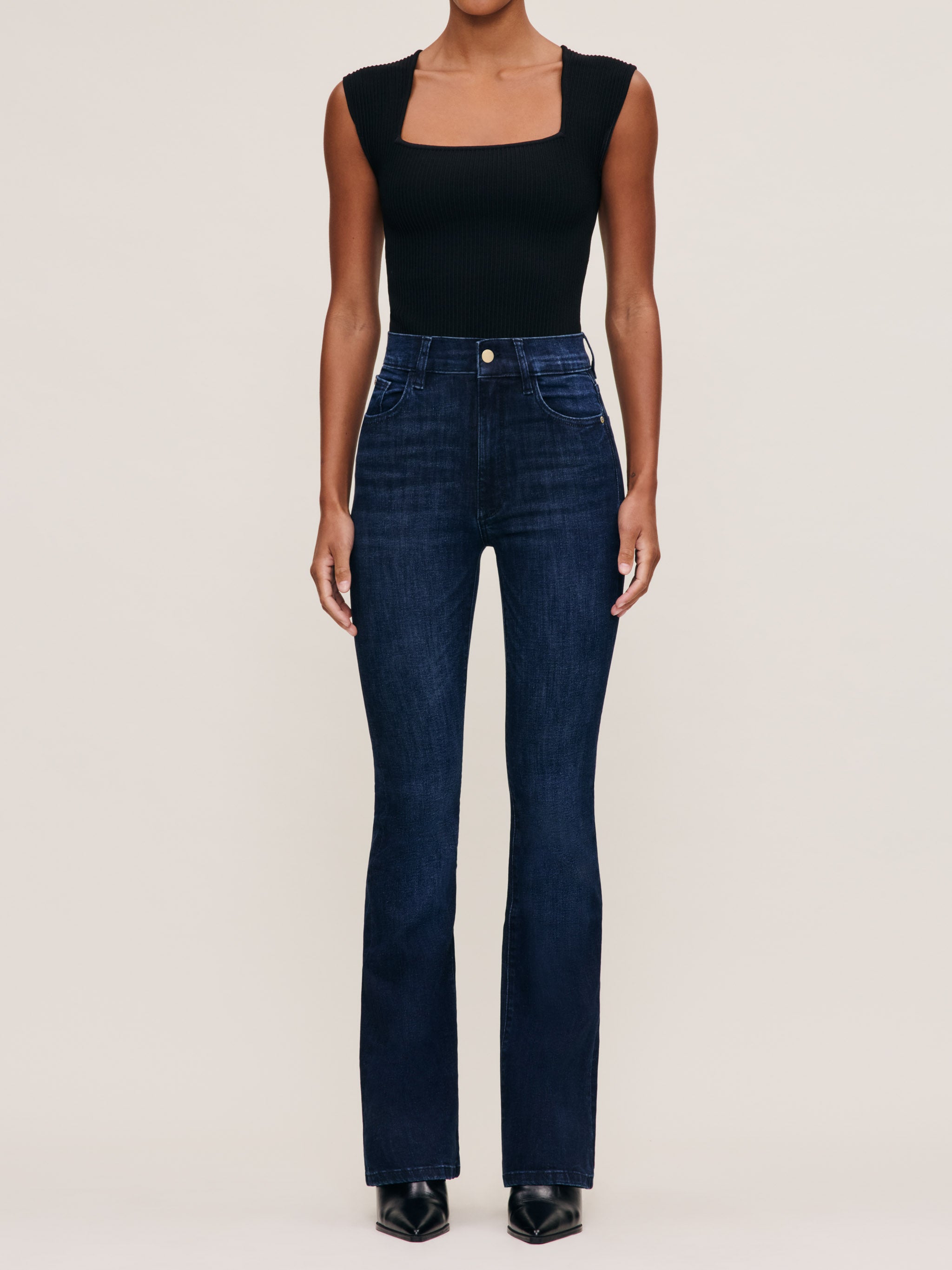 women's bootcut blue jean