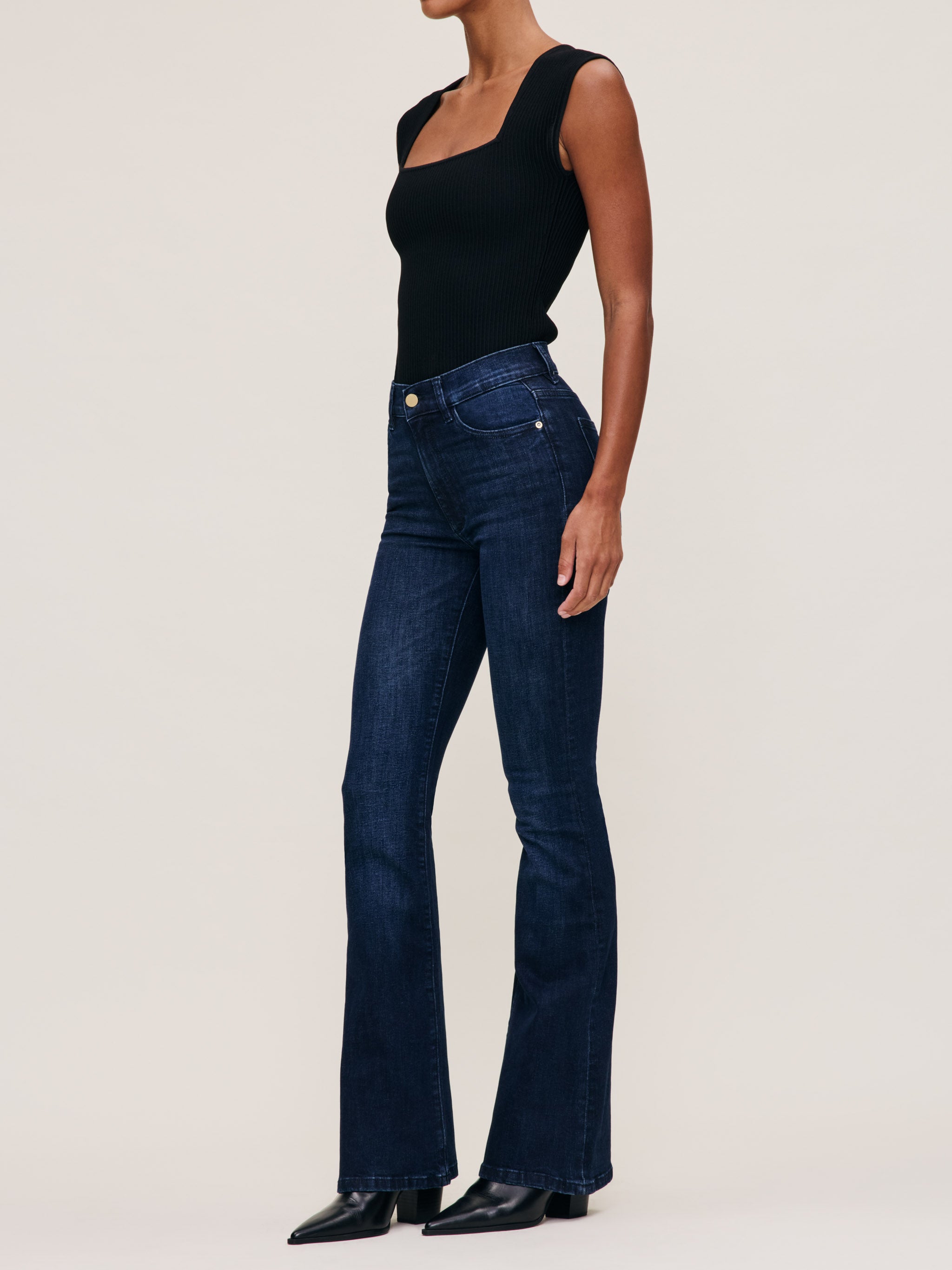women's bootcut blue jean