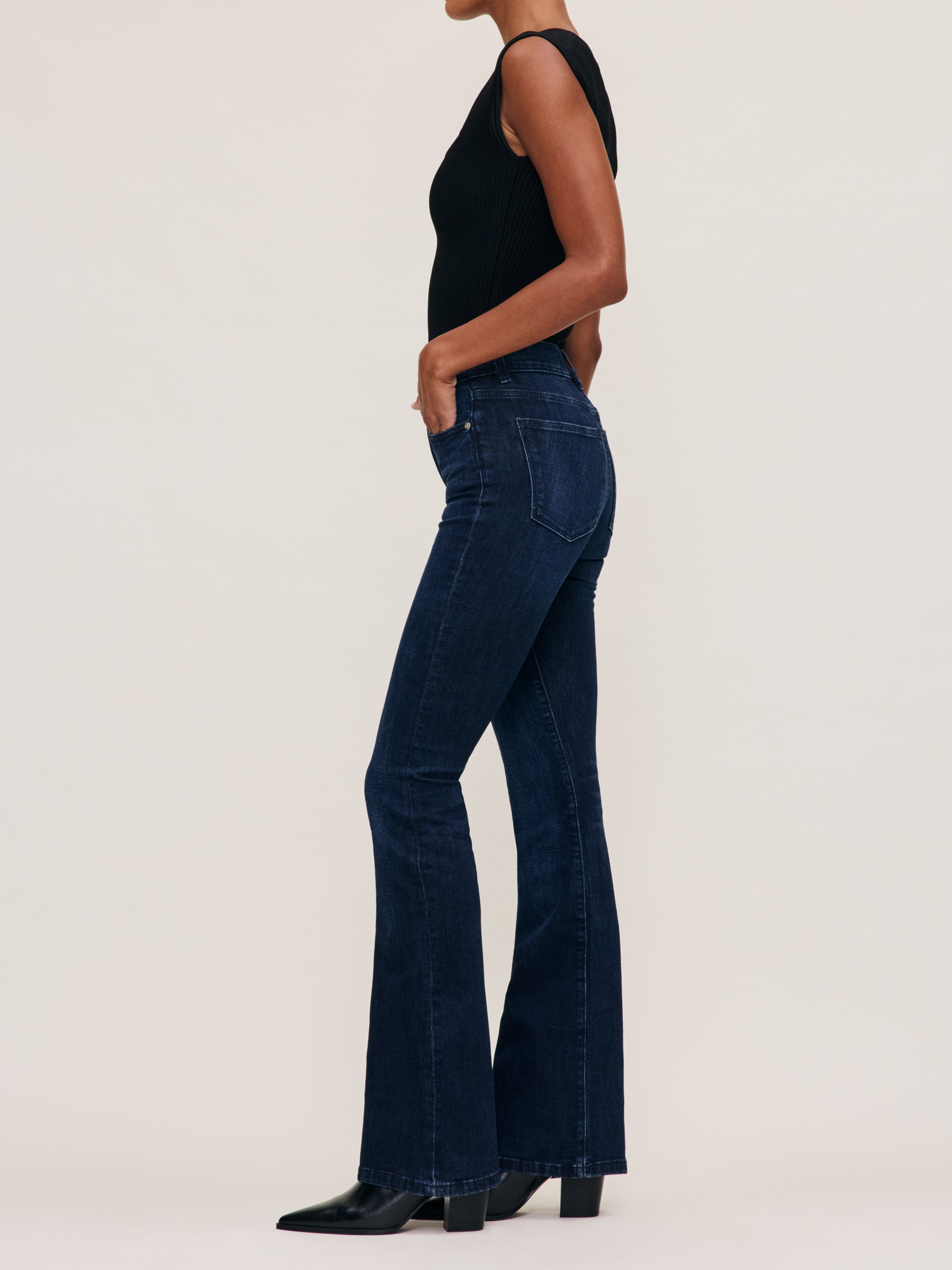 women's bootcut blue jean