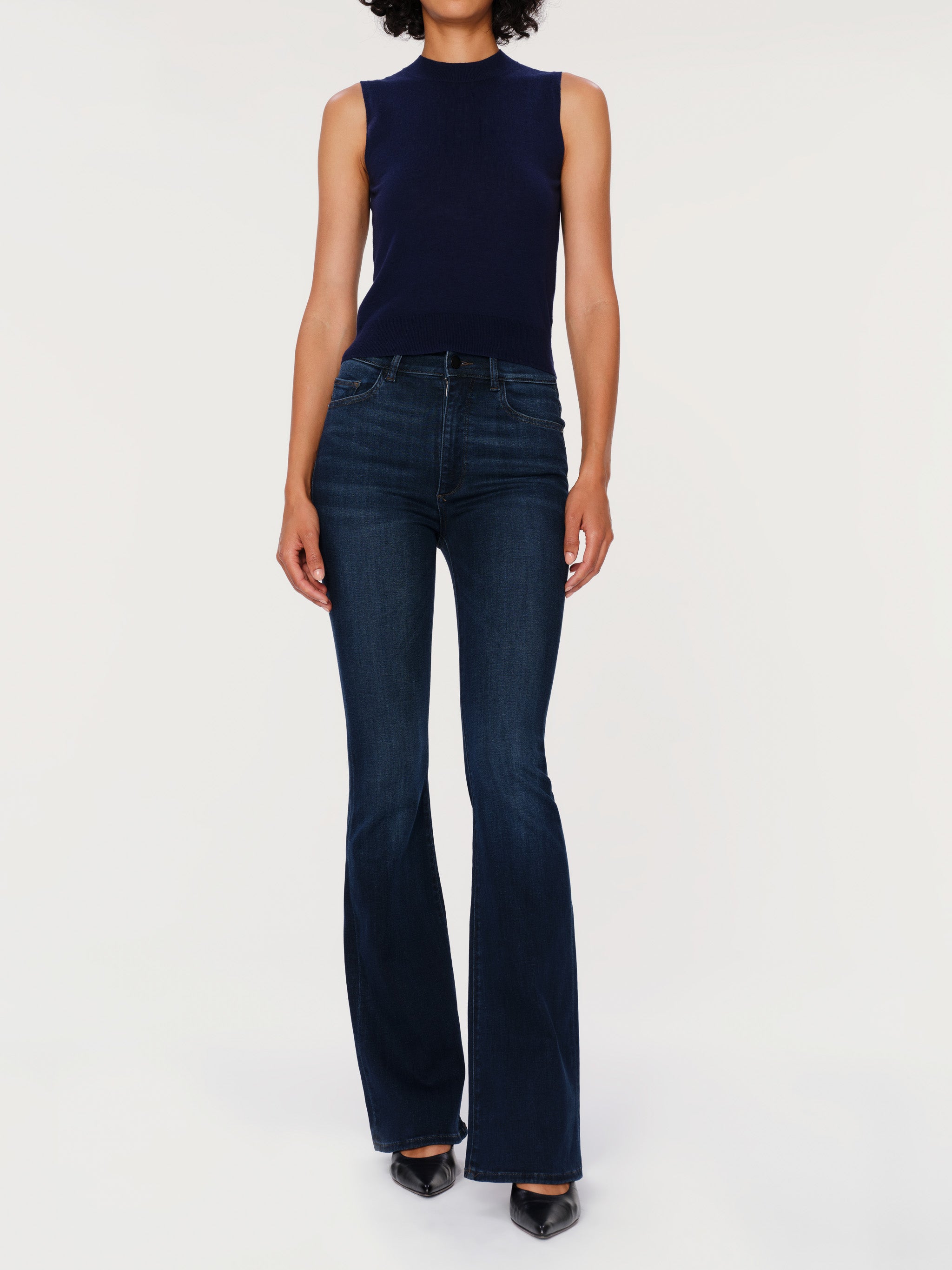women's bootcut blue jean