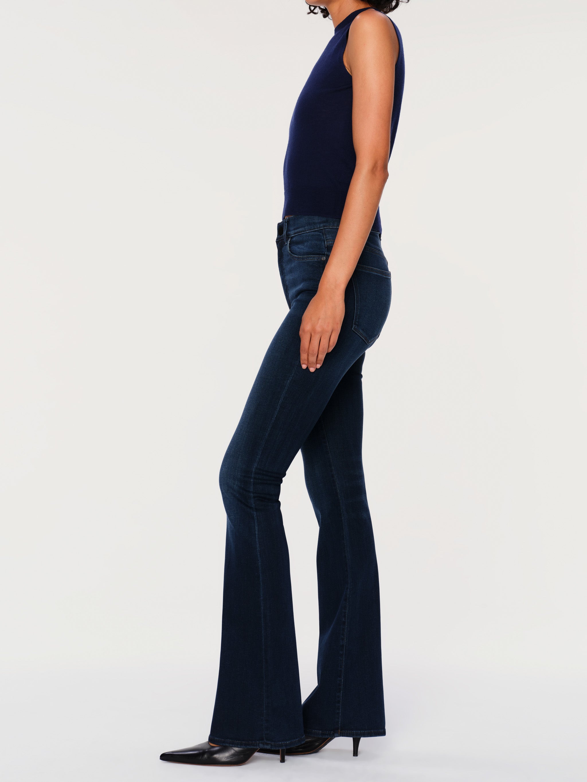 women's bootcut blue jean