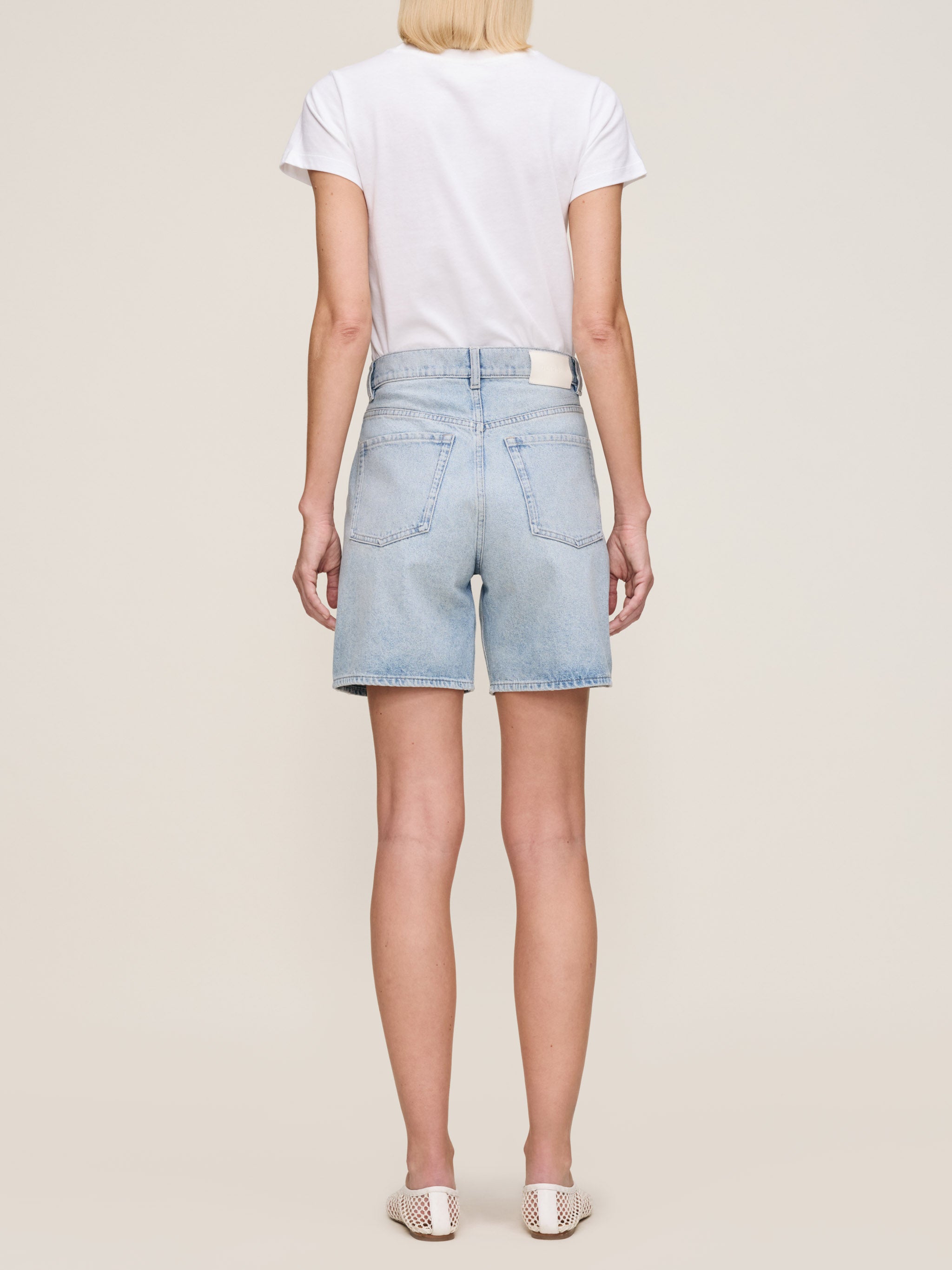 women's barrel blue jean