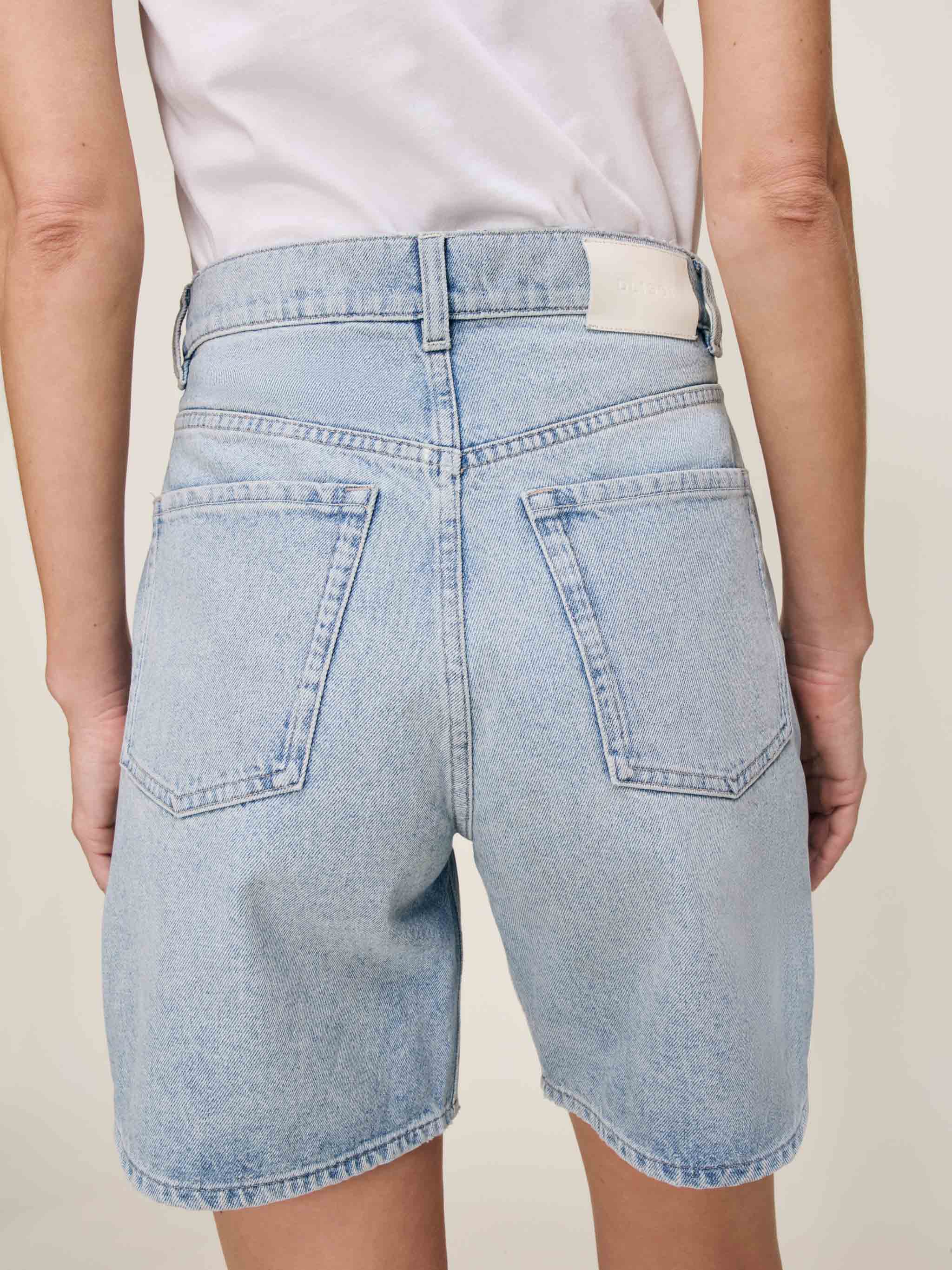 women's barrel blue jean