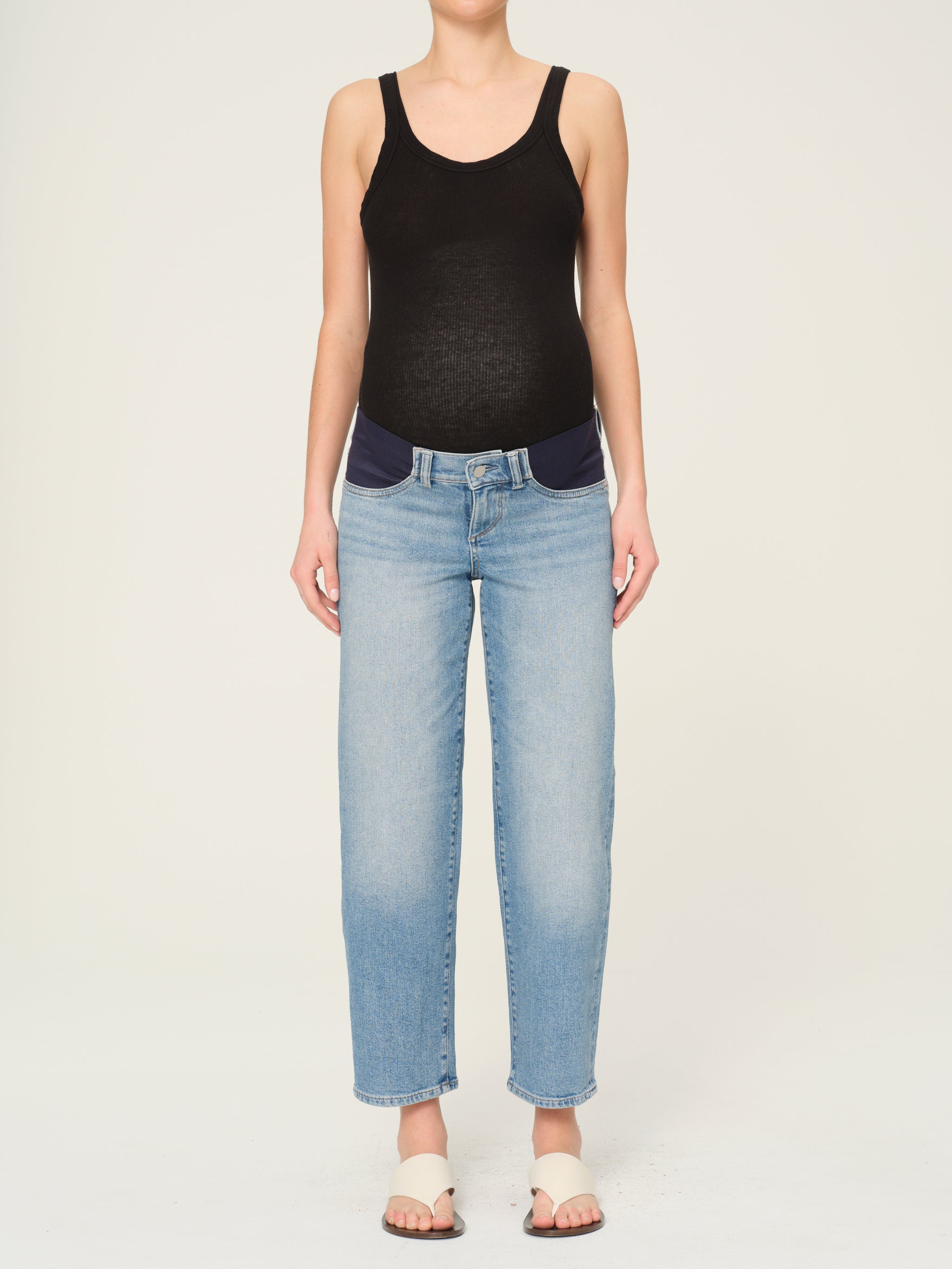 women's boyfriend blue jean