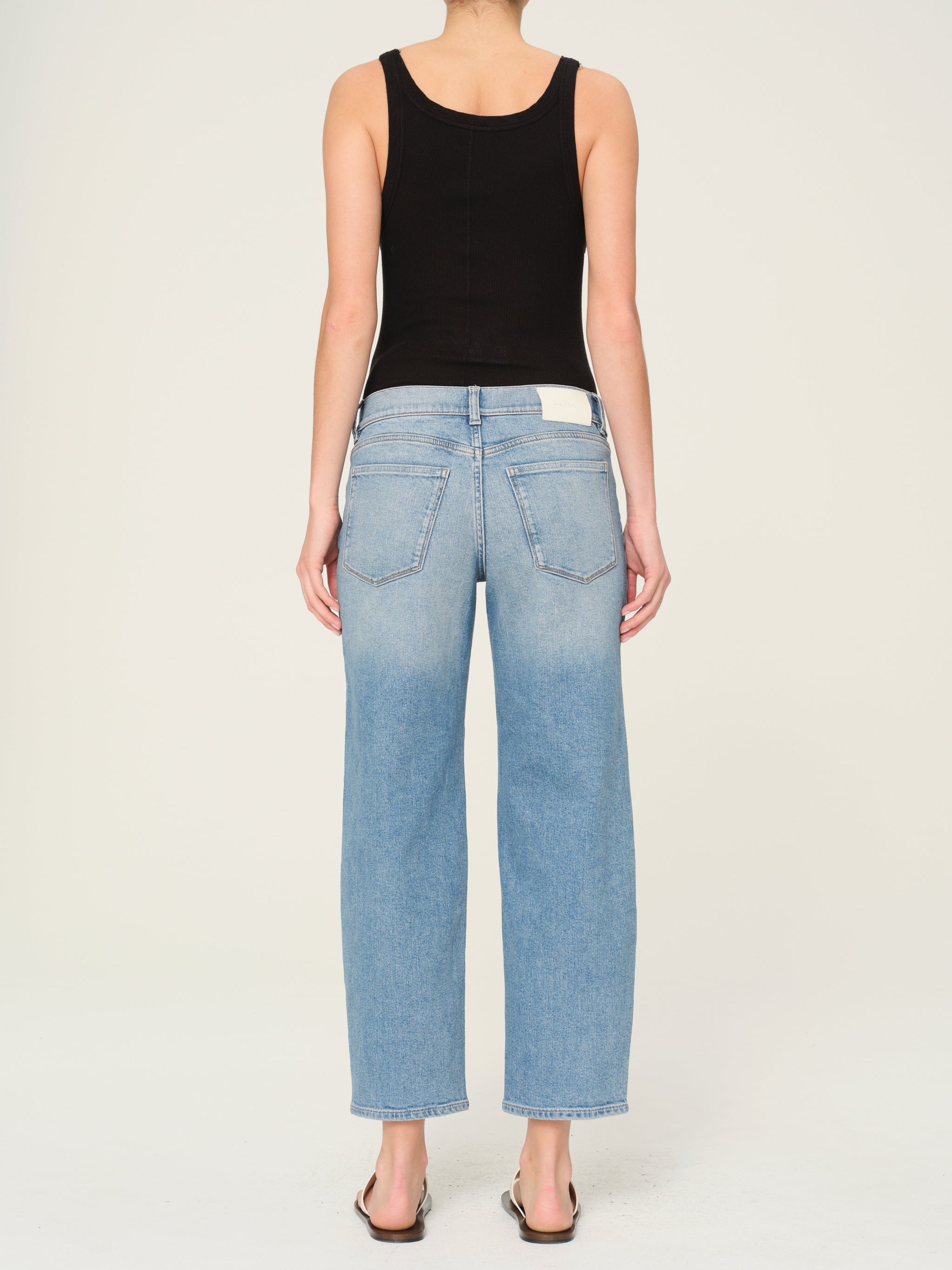 women's boyfriend blue jean