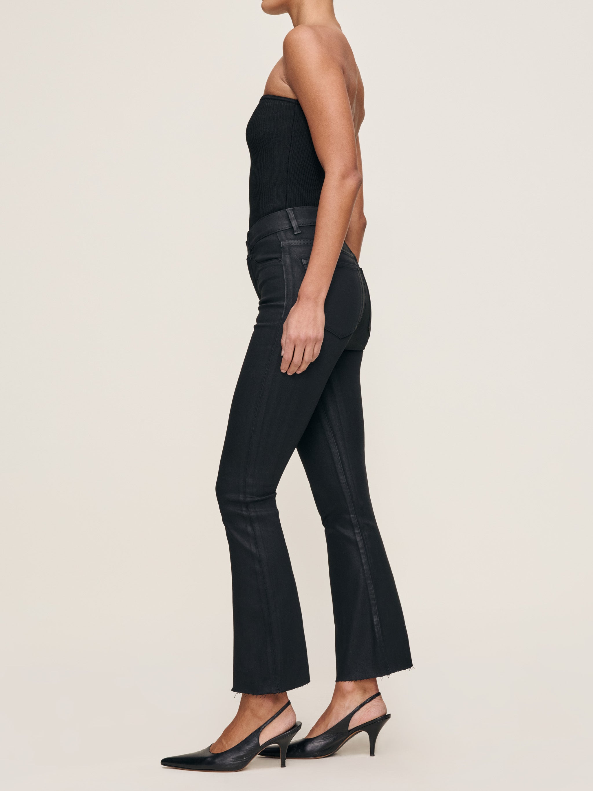 women's bootcut black jean