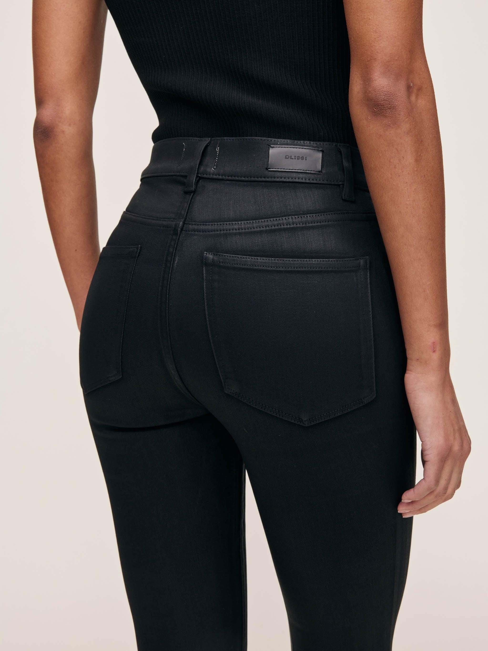women's bootcut black jean