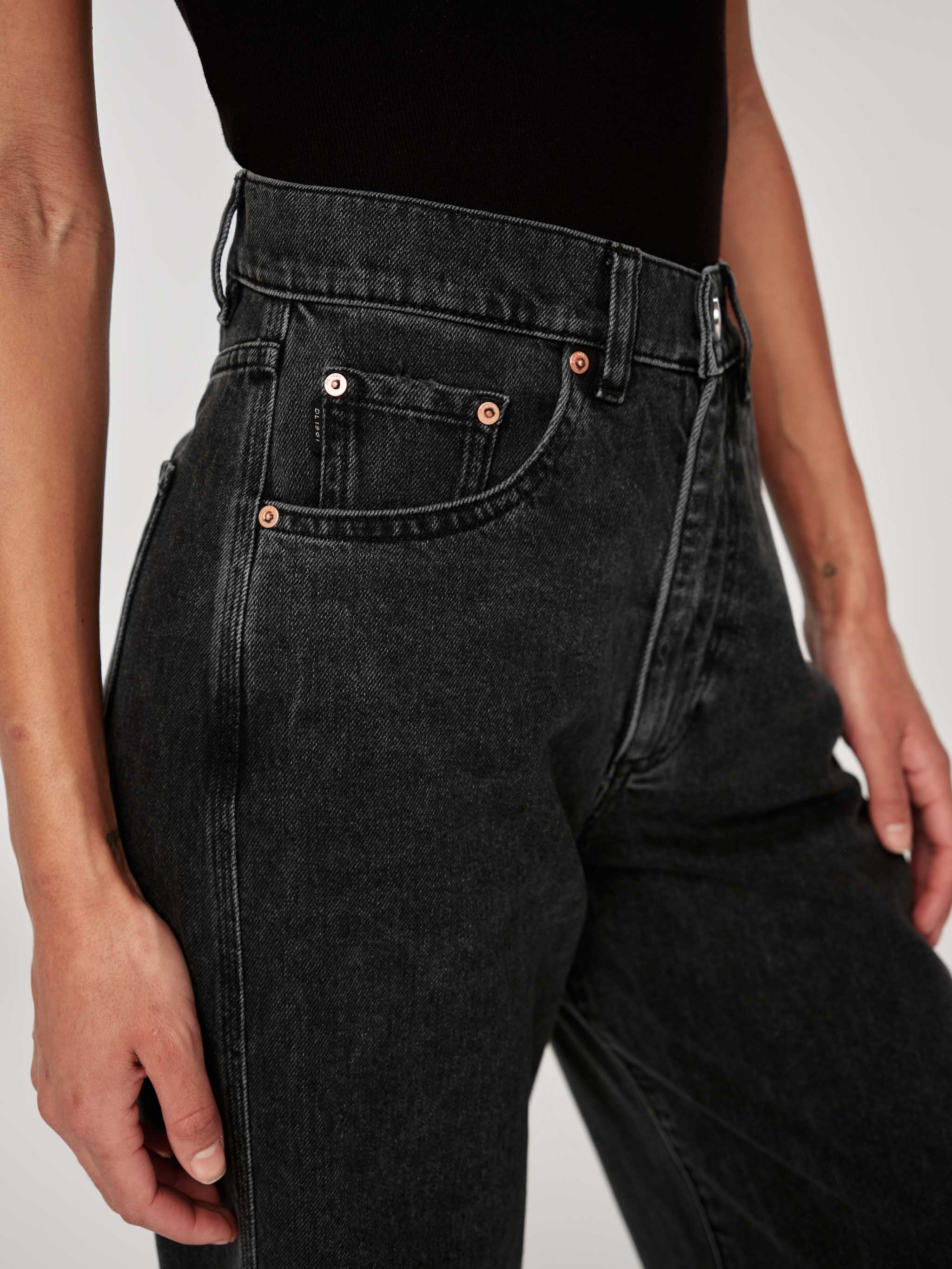 women's barrell blue jean