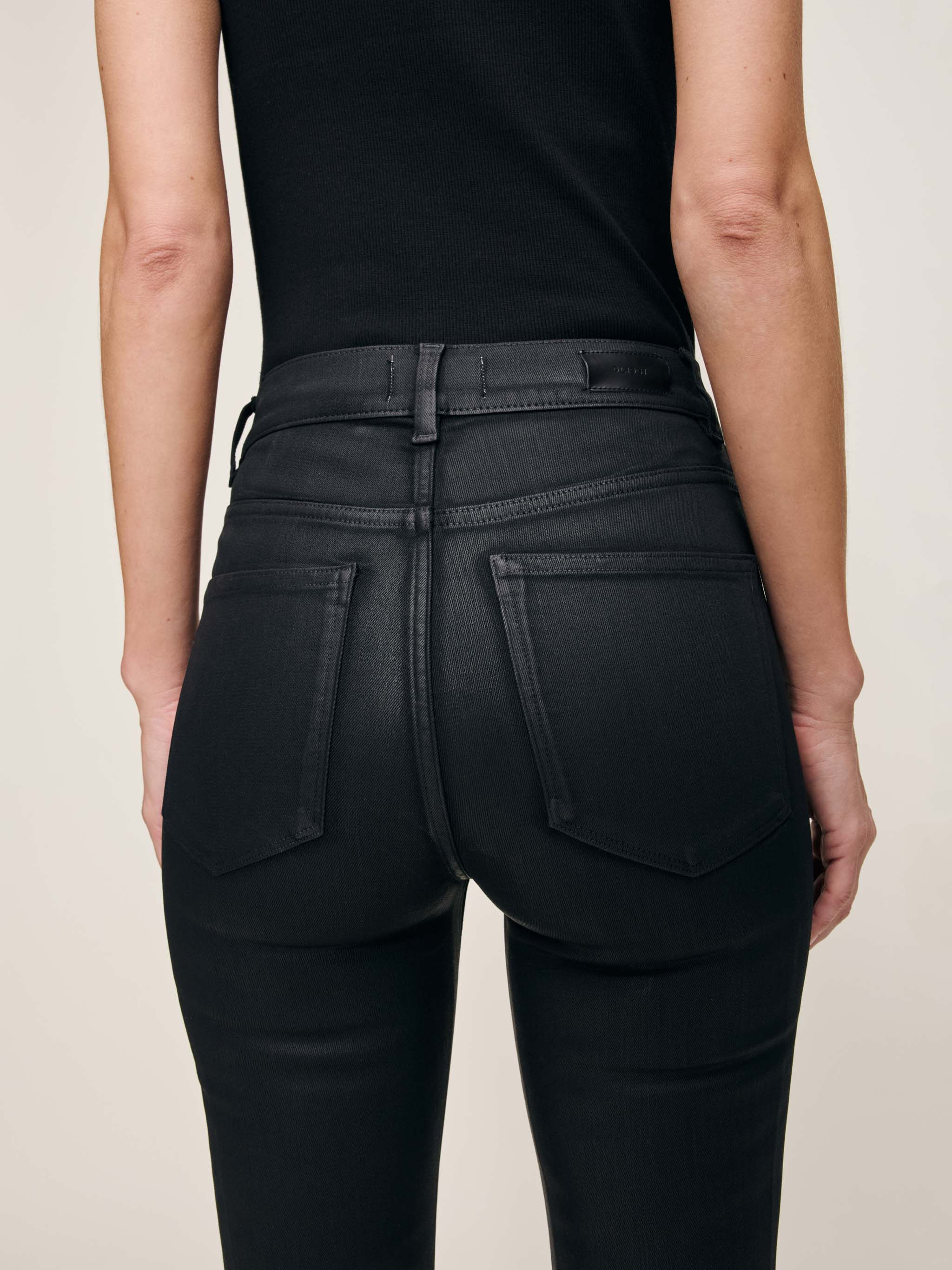 women's bootcut black jean