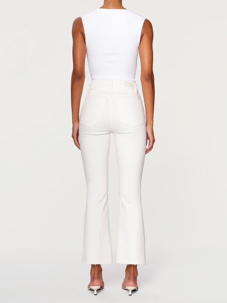 Bridget Boot High Rise Instasculpt™ Crop Jeans | White | DL1961