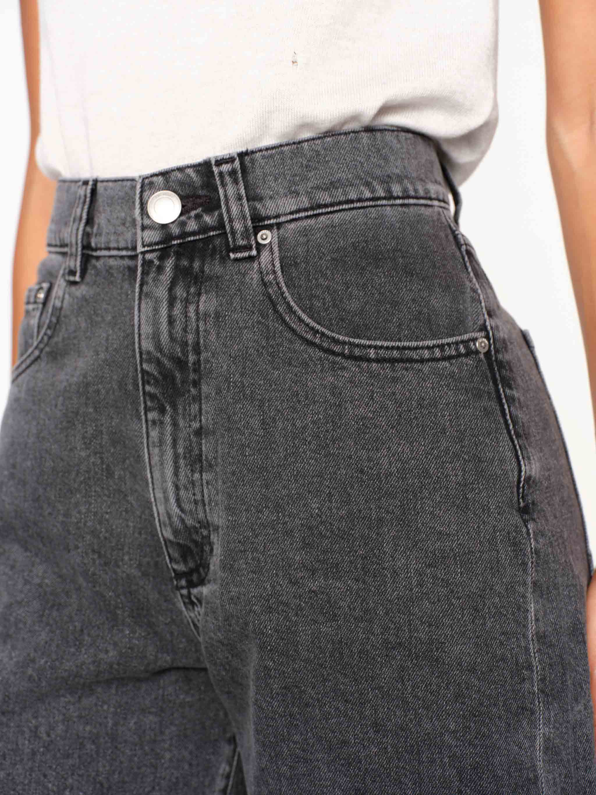 Women's Washed Black High Rise 7
