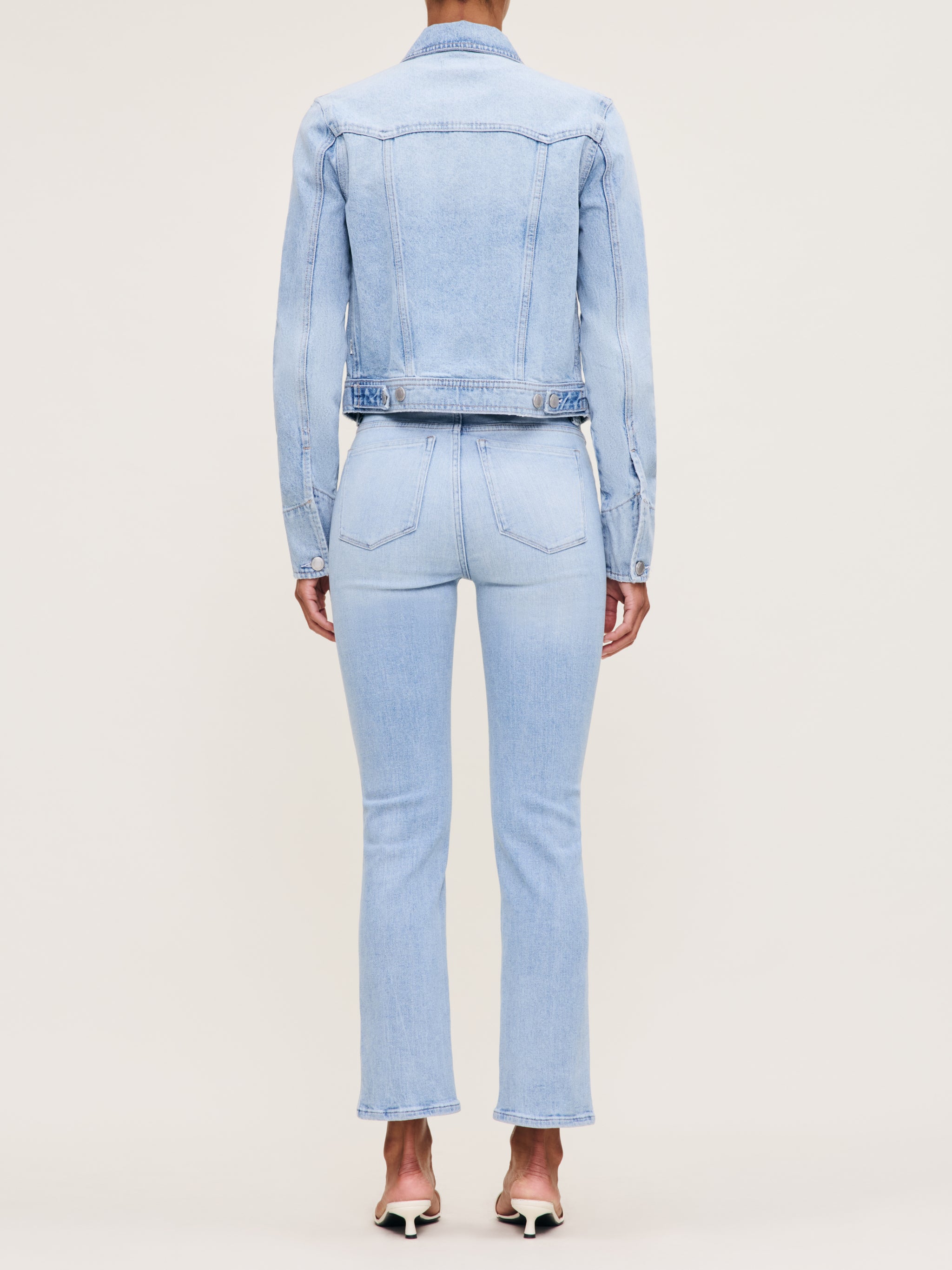 women's straight blue jean