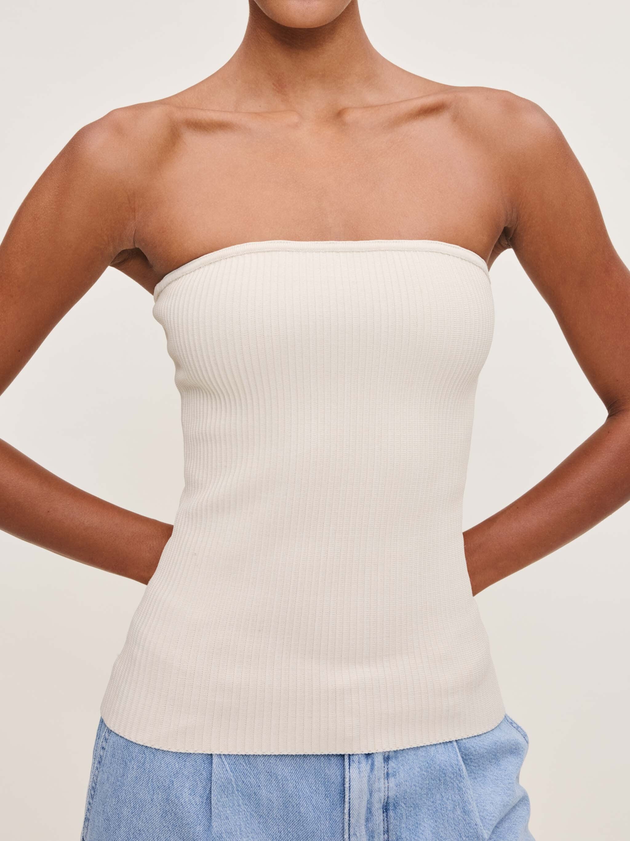 women's white top