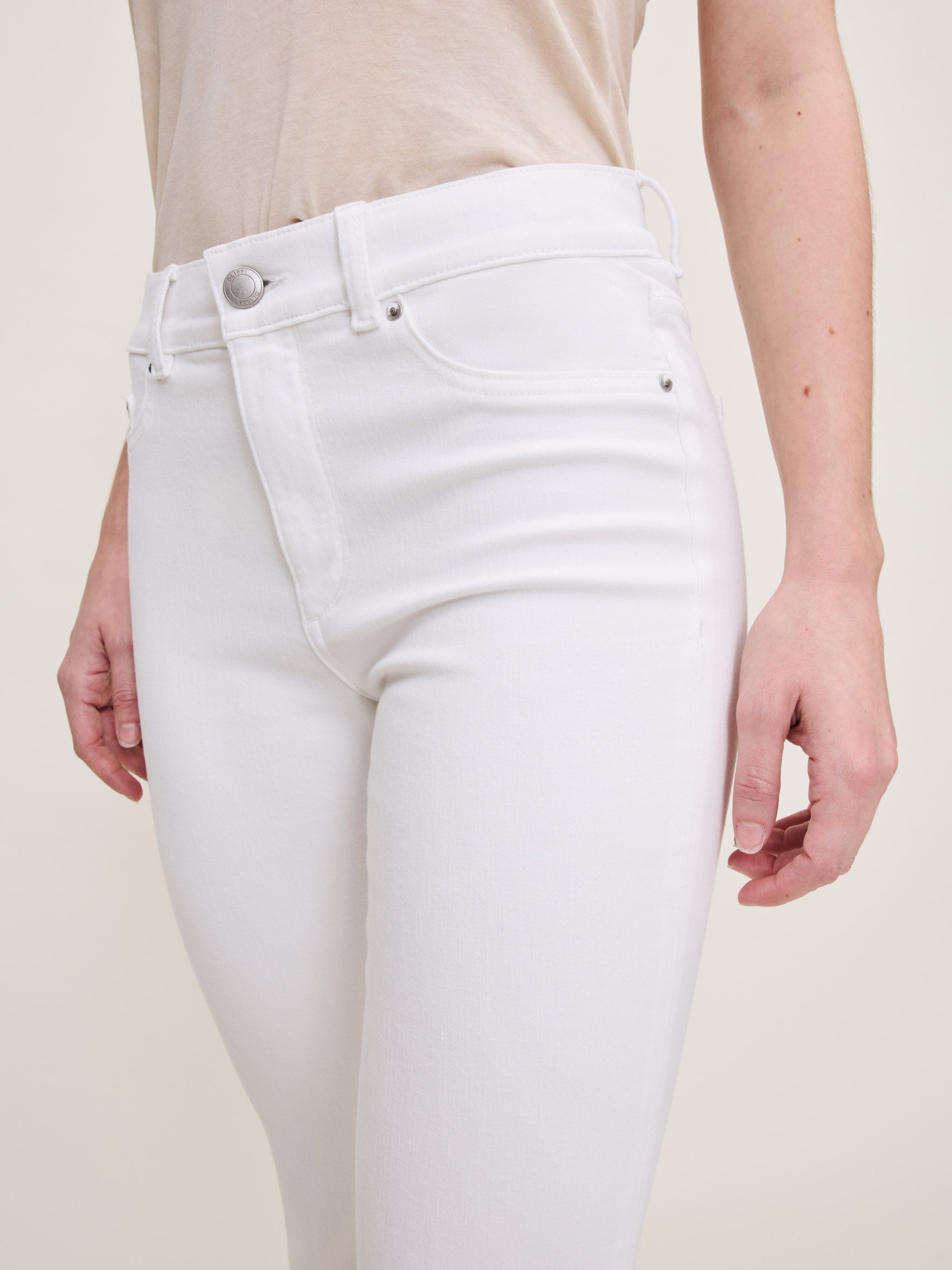 women's bootcut white jean