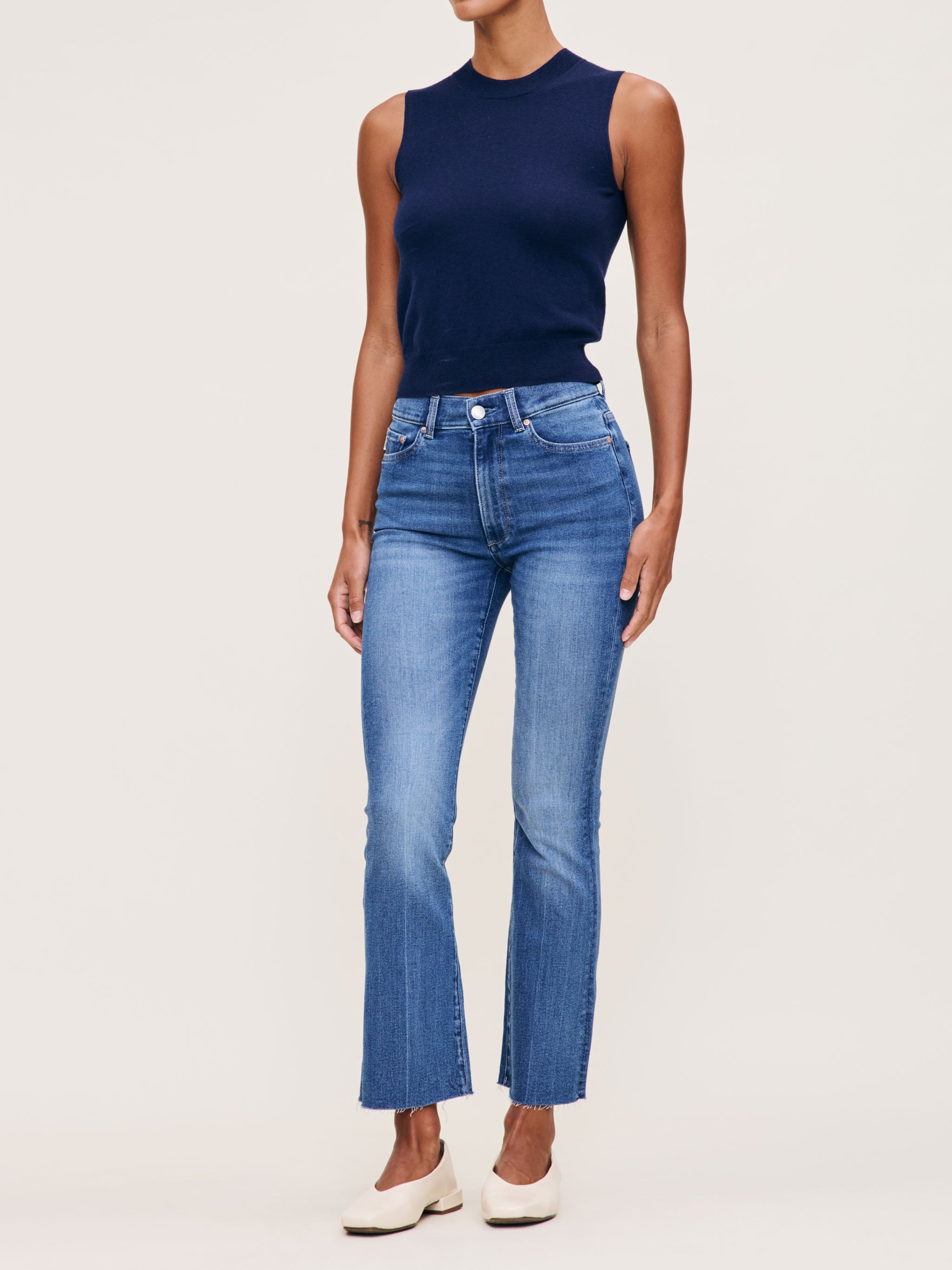 Women's Blue Boot Cut Jeans
