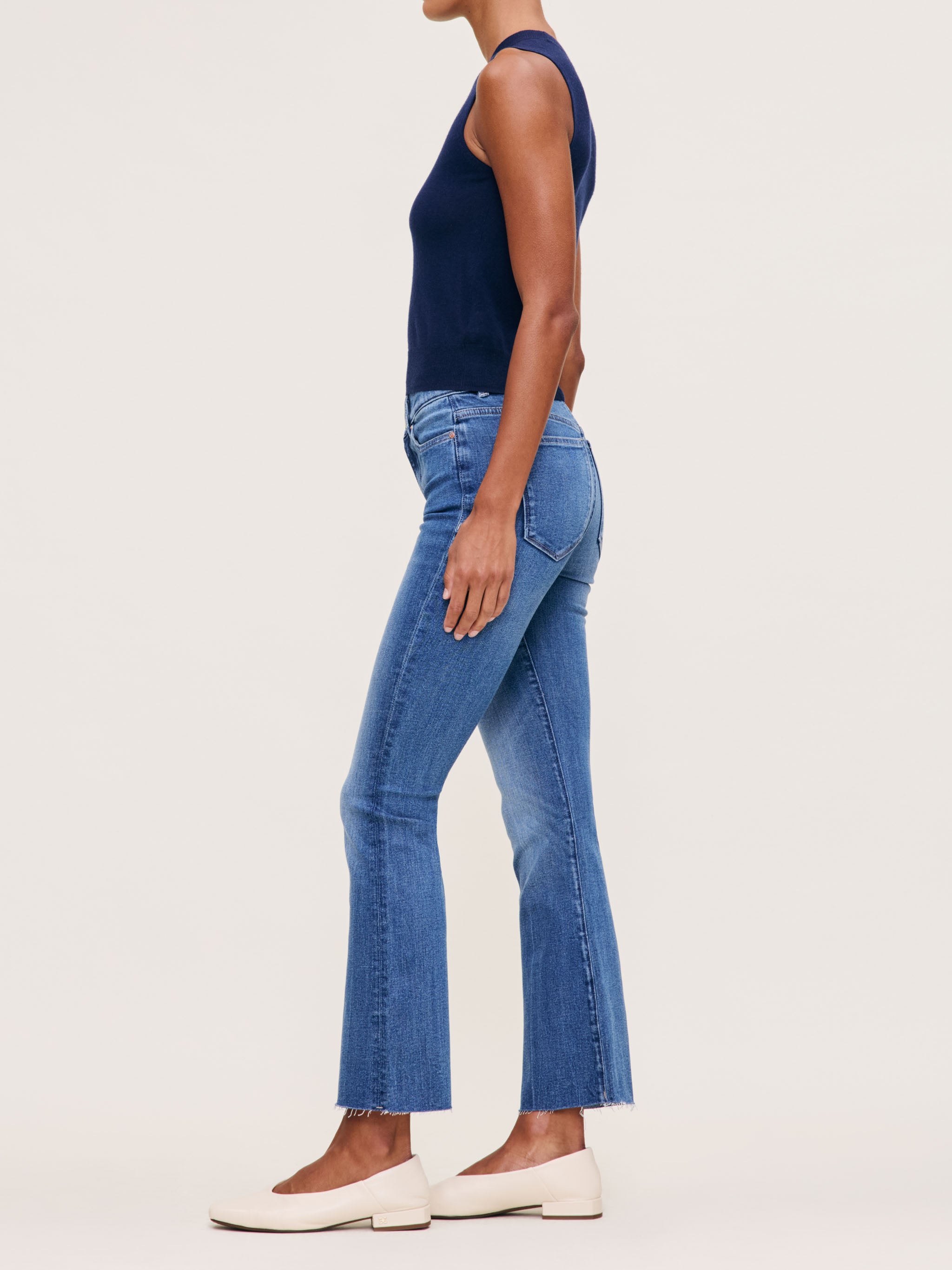 Women's Blue Boot Cut Jeans