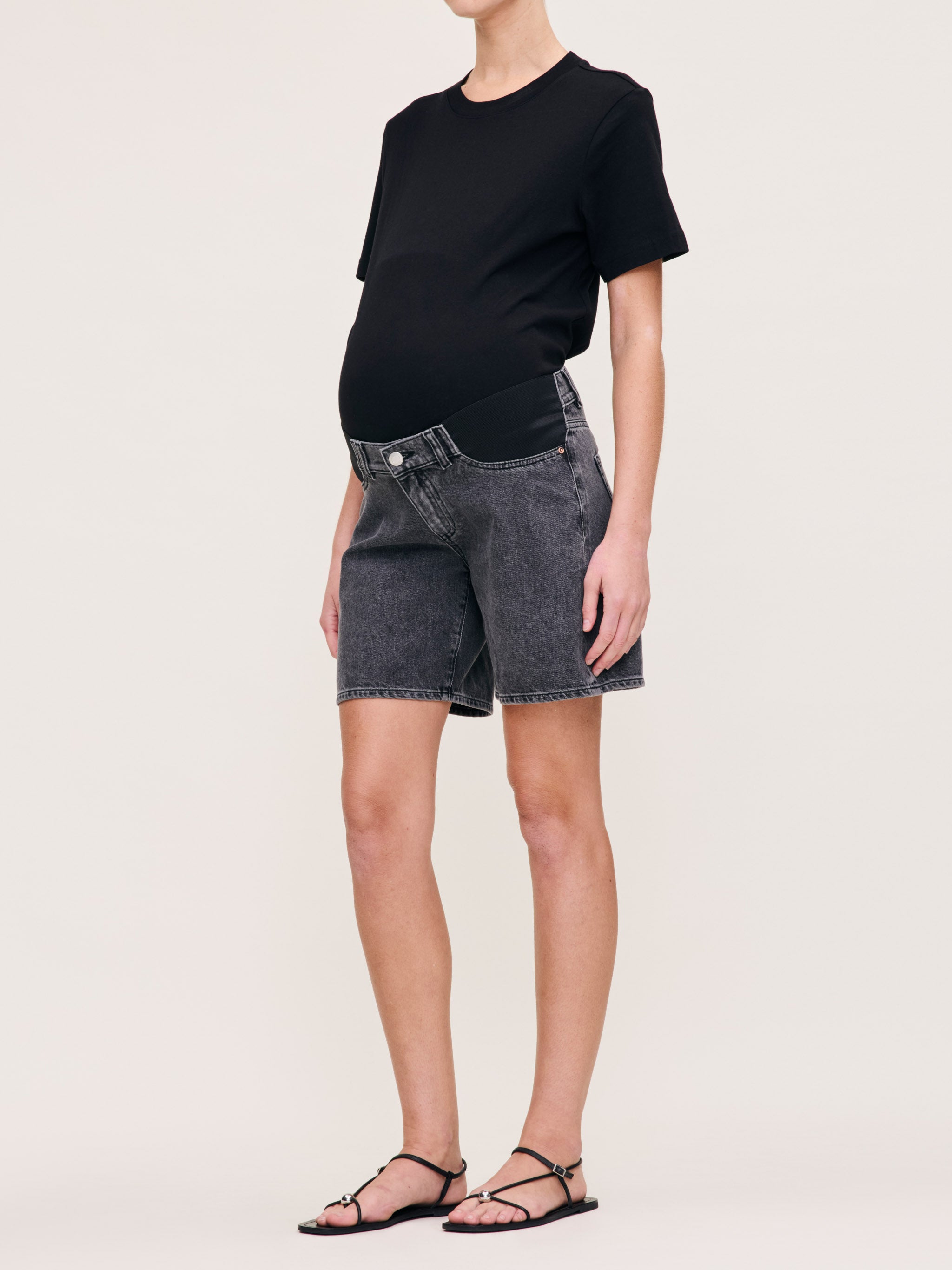 Women's Washed Black Maternity 7