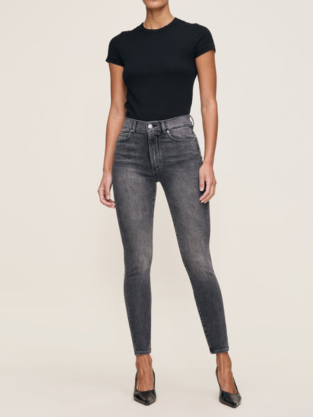 Shrunken Tee | Black | DL1961 Premium Denim