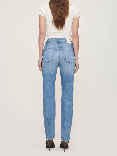 cigarette jeans amazon AG Prima Mid Rise in Black Kristy Cigarette 29" in Meadow