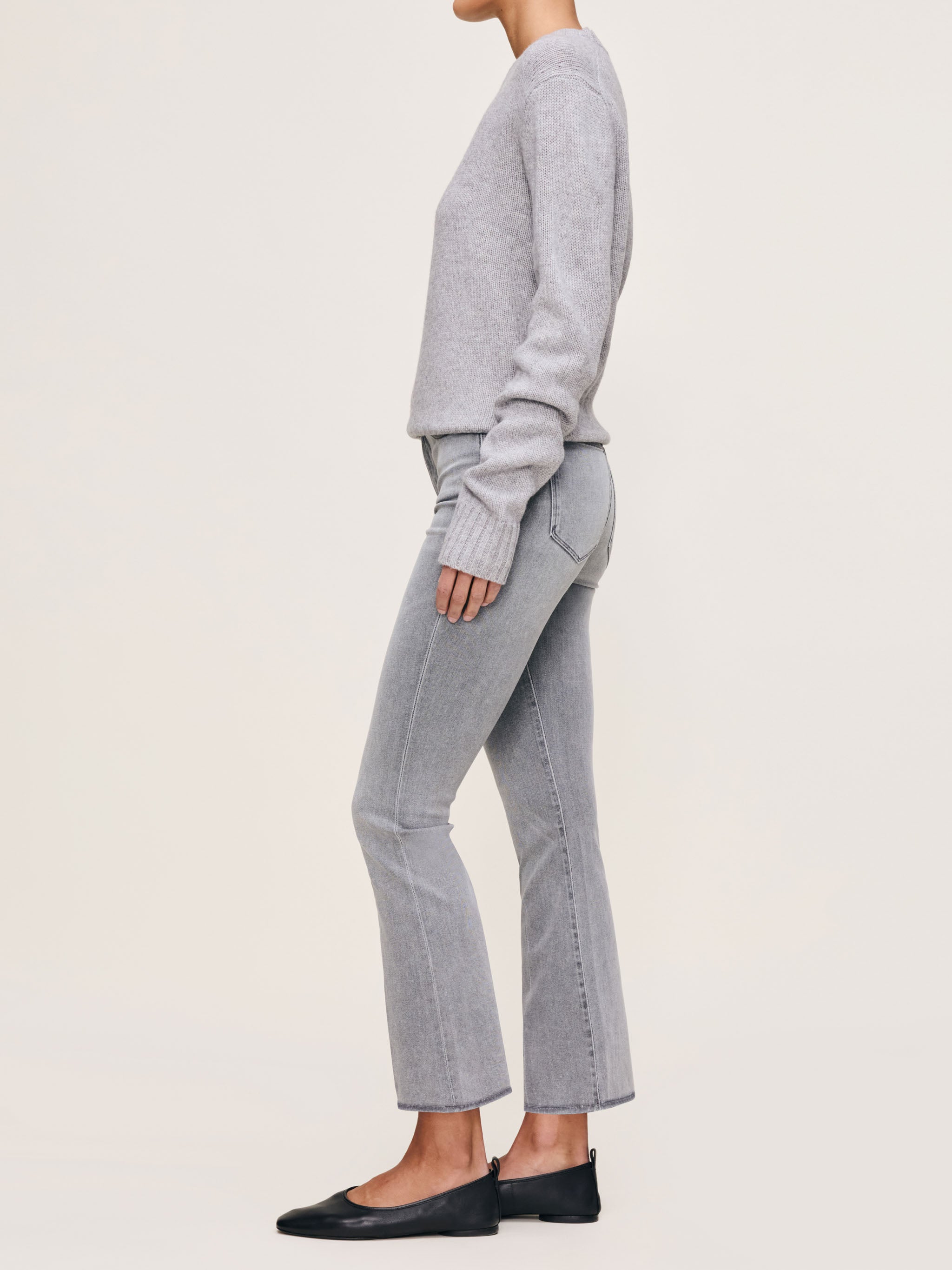 Crewneck Women Sweater | Ashen