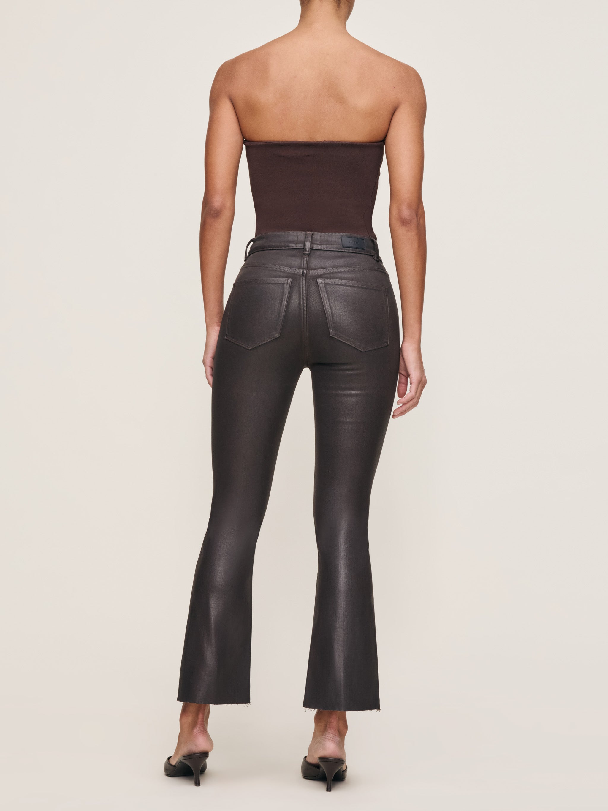 Bridget Boot High Rise Instasculpt™ Crop Jeans | Chocolate Coated