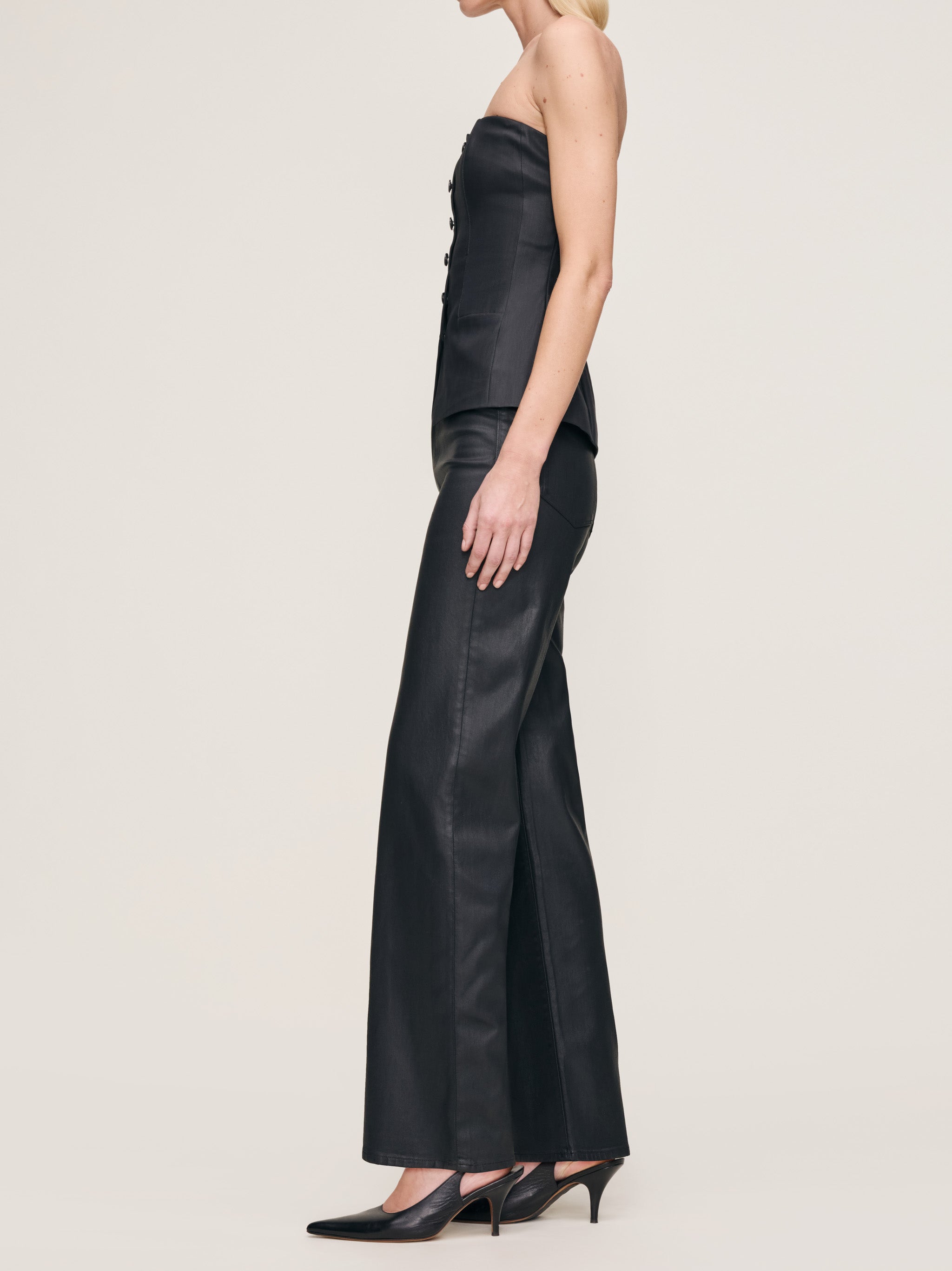 Karmine Refined Wide Leg High Rise 31