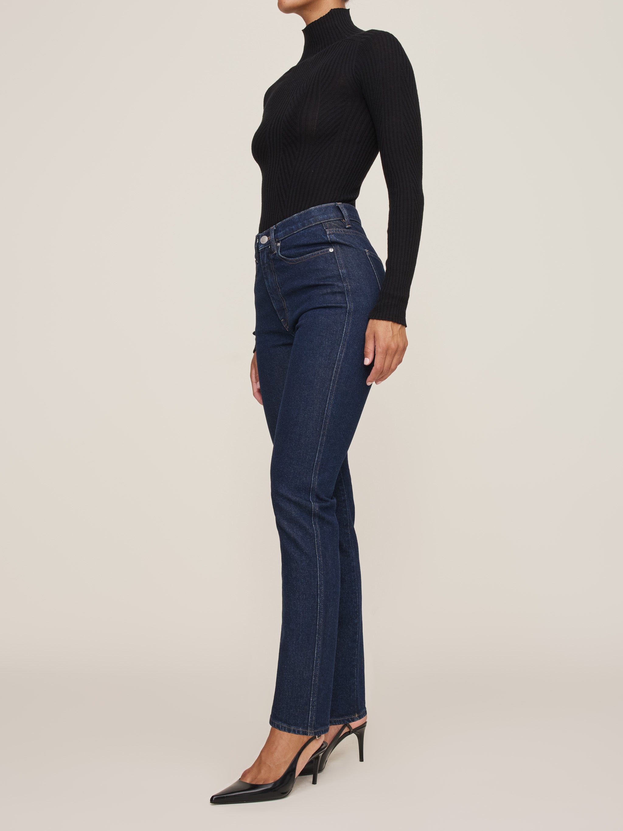 Turtleneck Sweater | Black