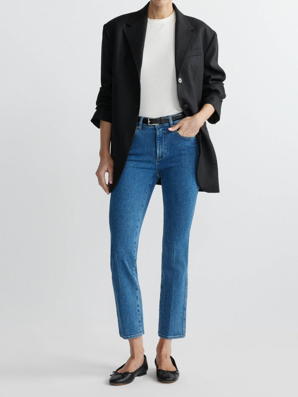 Mara Straight Mid Rise Instasculpt™ Ankle Jeans | North Beach