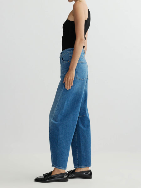One Shoulder Top Instasculpt™ Rib | Black | DL1961 Premium Denim