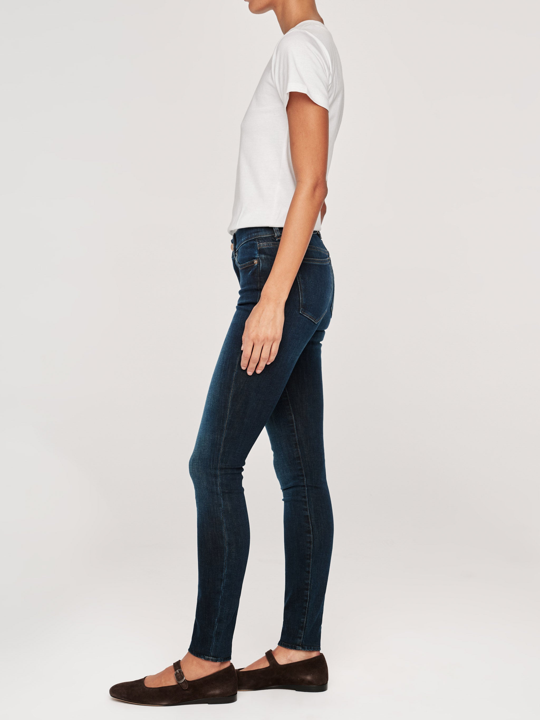 women's skinny blue jean